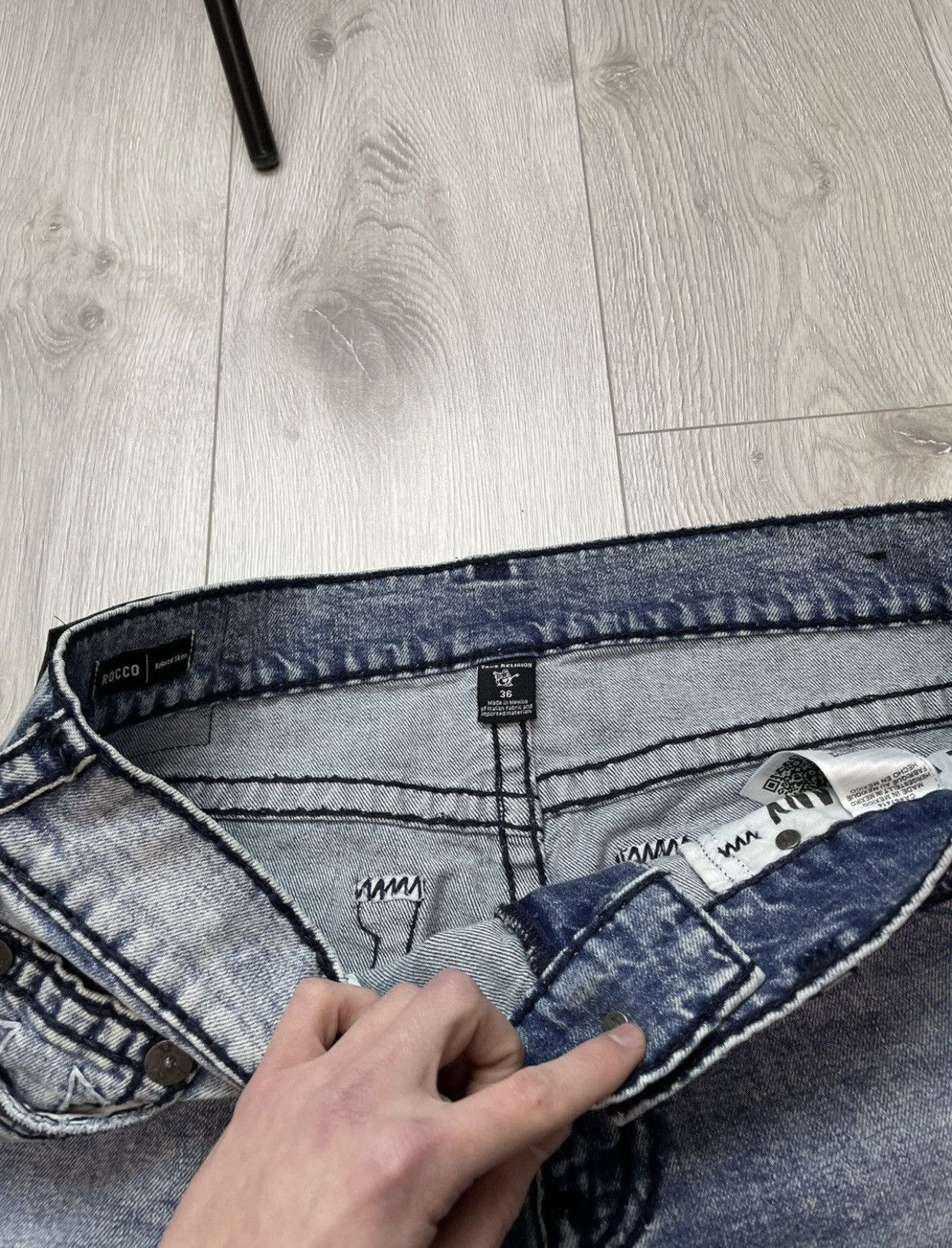True Religion × Vintage True Religion Cool Distressed Vintage Jeans Size US 36 / EU 52 - 13 Thumbnail