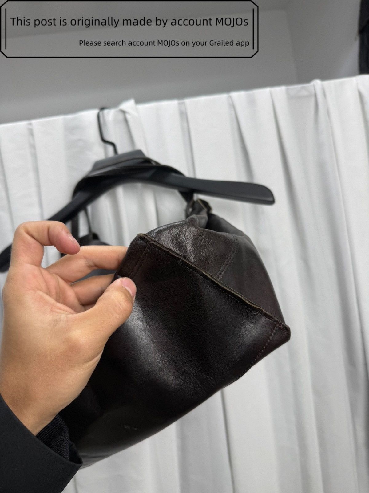 Yohji Yamamoto Yohji Yamamoto Y’s Leather Tote Bag mojos14383272026 Size ONE SIZE - 7 Thumbnail