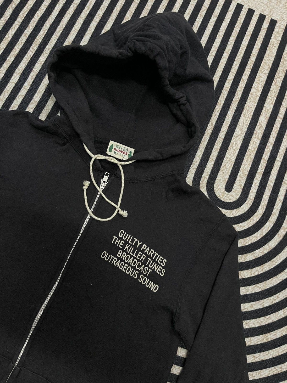Wacko Maria 2000s WACKO MARIA ZIPPER HOODIE RARE FADED Size US M / EU 48-50 / 2 - 5 Thumbnail