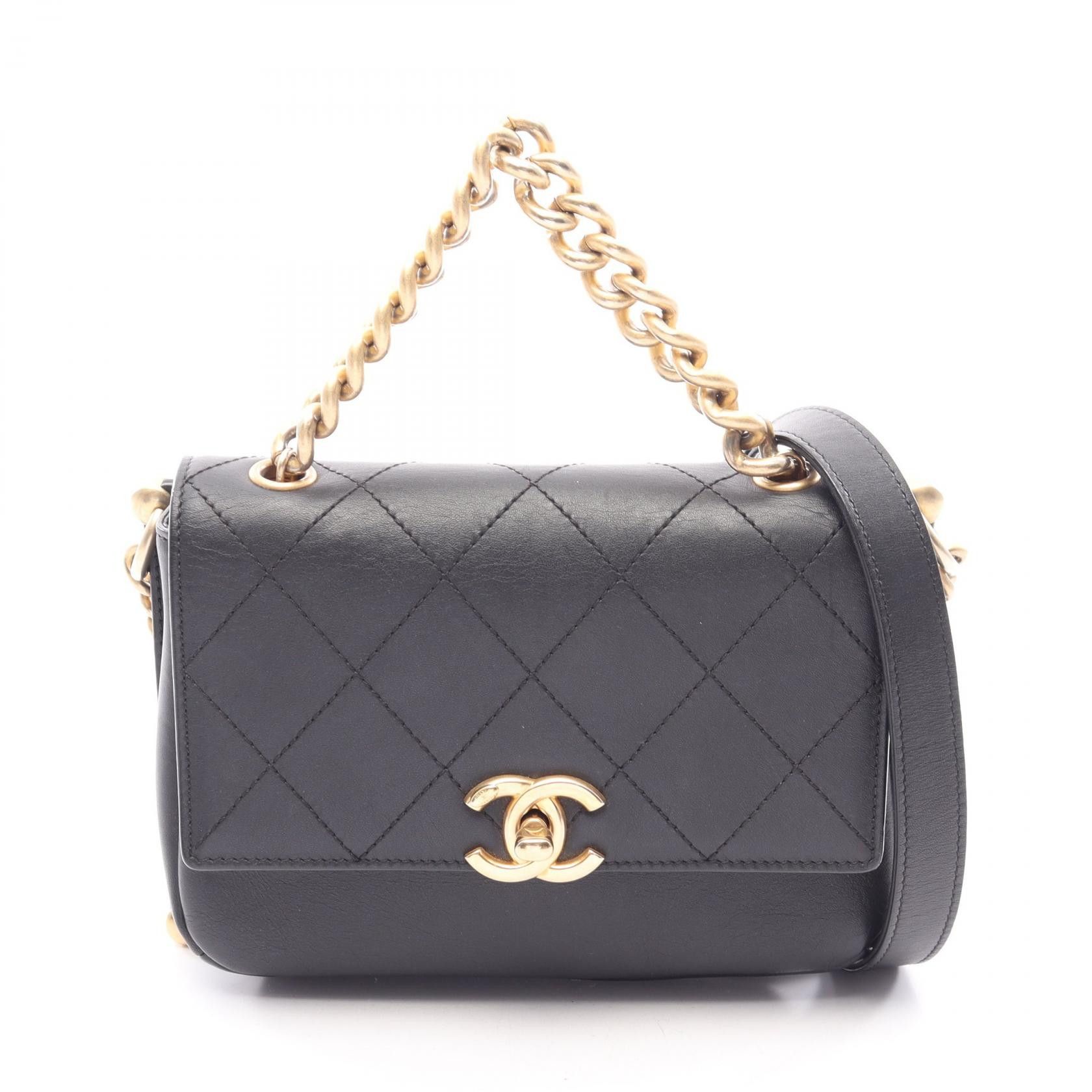 Chanel Chanel CHANEL Matelasse 2way Leather Shoulder Bag Leather Shoulder Bag DUTY FREE for USA Size ONE SIZE - 1 Thumbnail