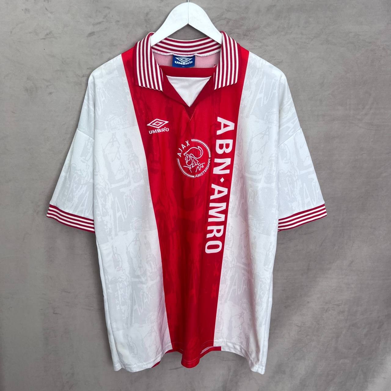 Umbro 1996–1997 Ajax Amsterdam Home Shirt Umbro Size US XL / EU 56 / 4 - 1 Thumbnail