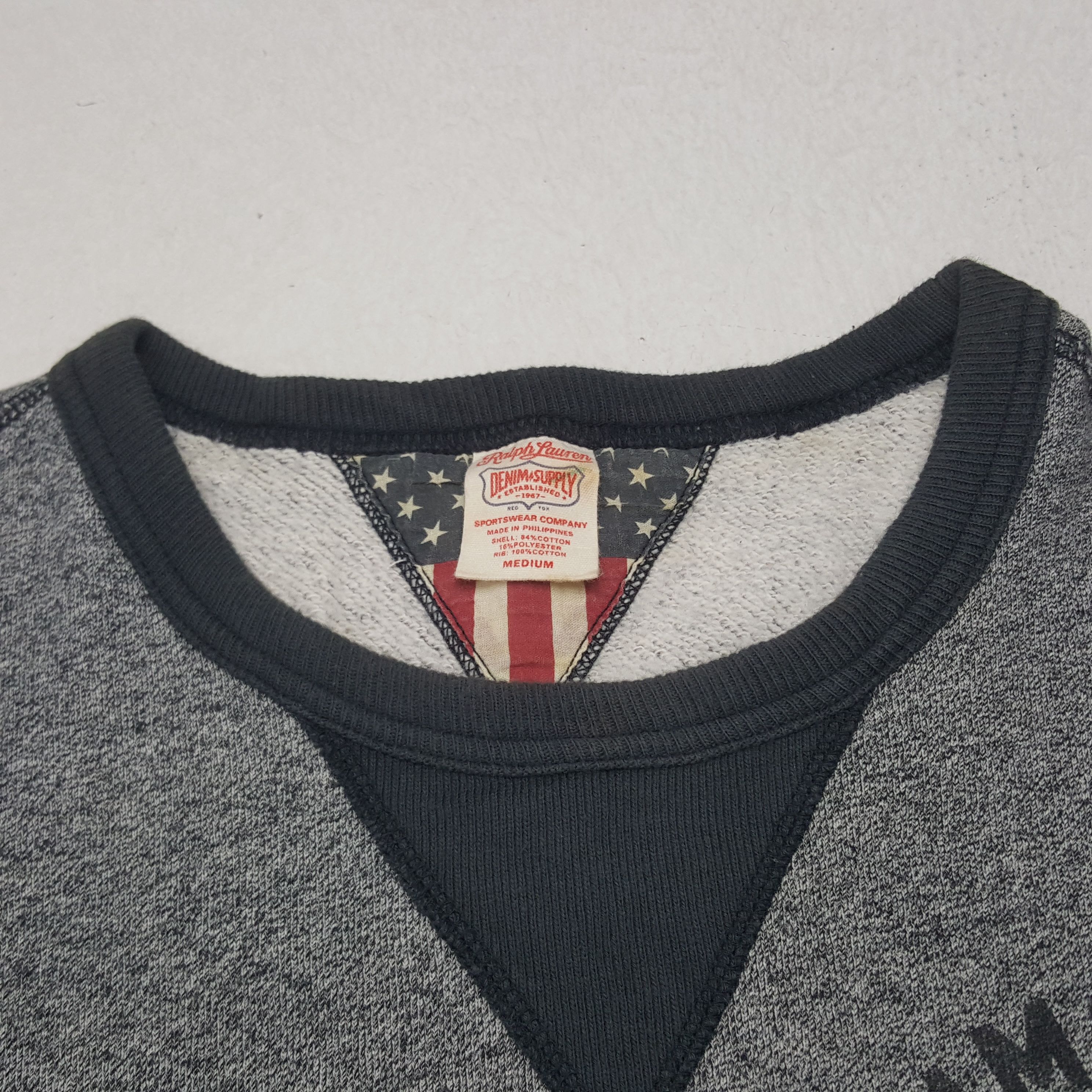 Ralph Lauren × Vintage Vintage Denim & Supply Ralph Lauren Sweatshirt C283N11 Size US M / EU 48-50 / 2 - 4 Thumbnail