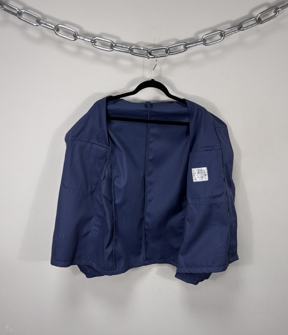 Other Vintage German Workwear Blue Utility Industrial Jacket Coat Size US M / EU 48-50 / 2 - 3 Thumbnail