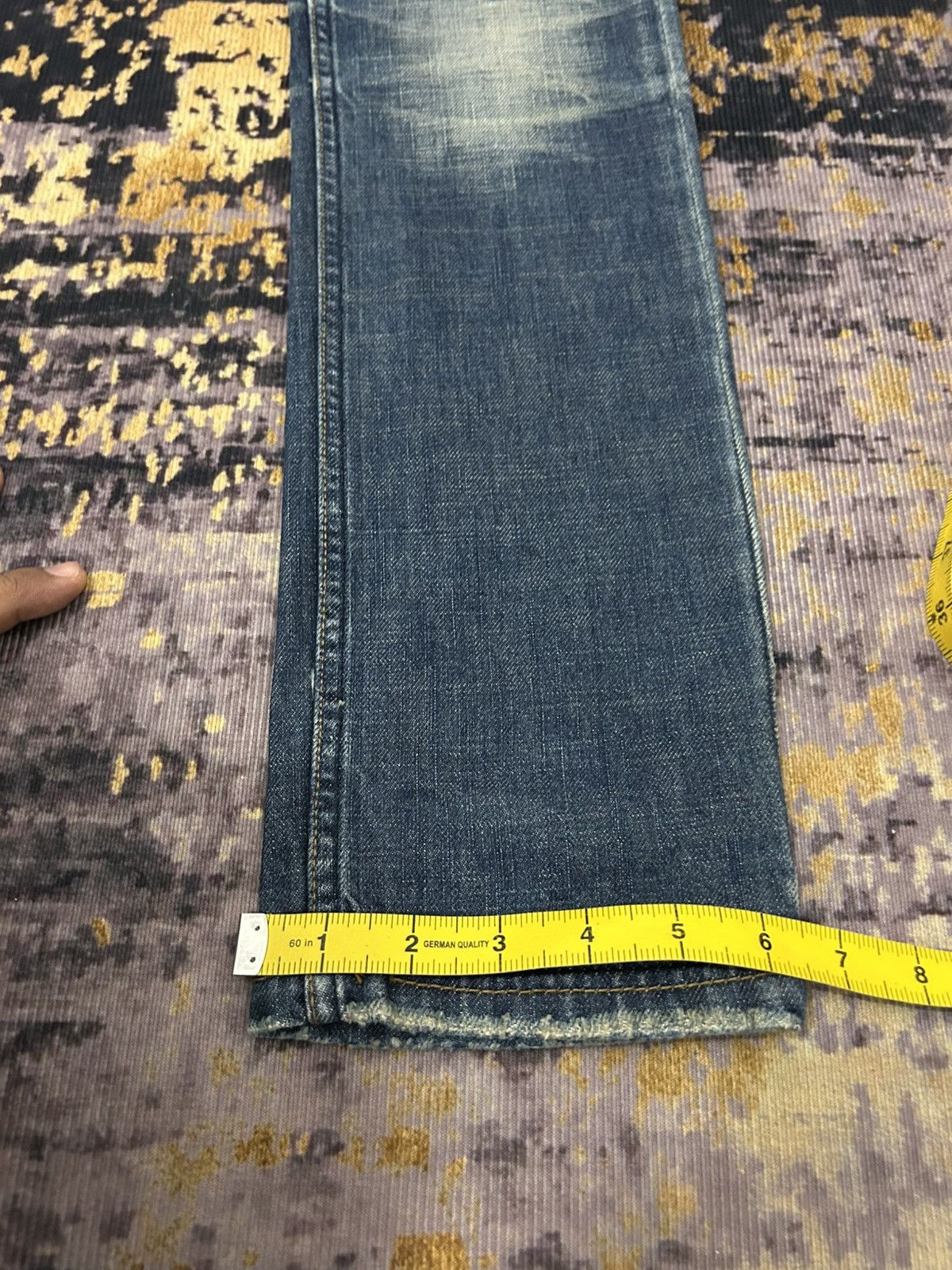 Japanese Brand 2#1 Jeans Jesus Loves You Skull Mud Wash Jeans Size US 30 / EU 46 - 23 Thumbnail