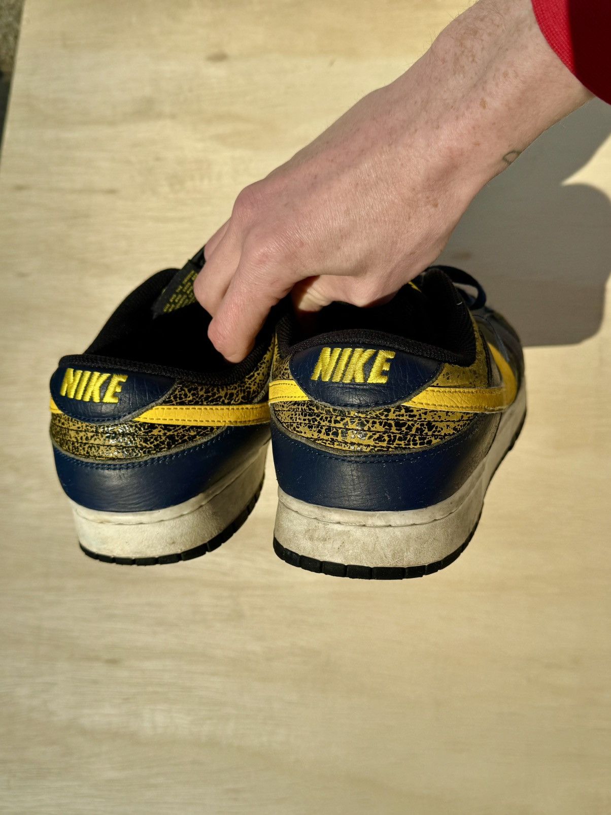 Nike Nike Dunk Low Michigan Size 14 Size US 14 / EU 47 - 5 Thumbnail