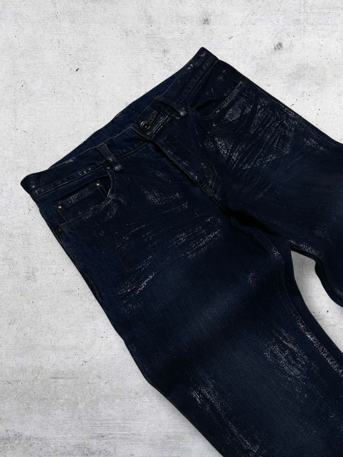 Shellac VINTAGE SHELLAC OG JAPAN DESIGNER WAX ARCHIVE STYLE DENIM Size US 29 - 8 Thumbnail