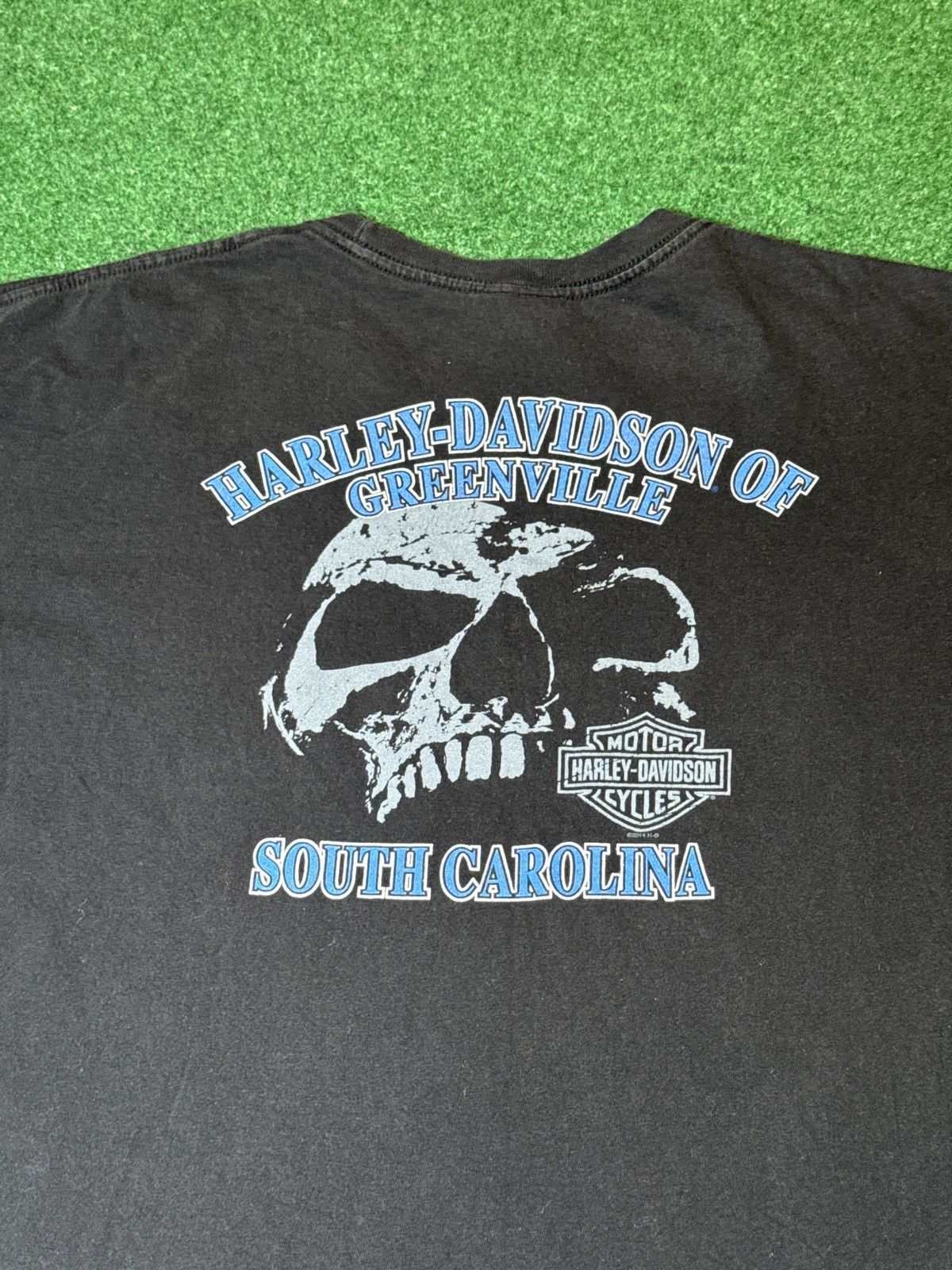 Harley Davidson Harley Davidson Motorcylces Skull South Carolina T Shirt Size US XL / EU 56 / 4 - 4 Thumbnail