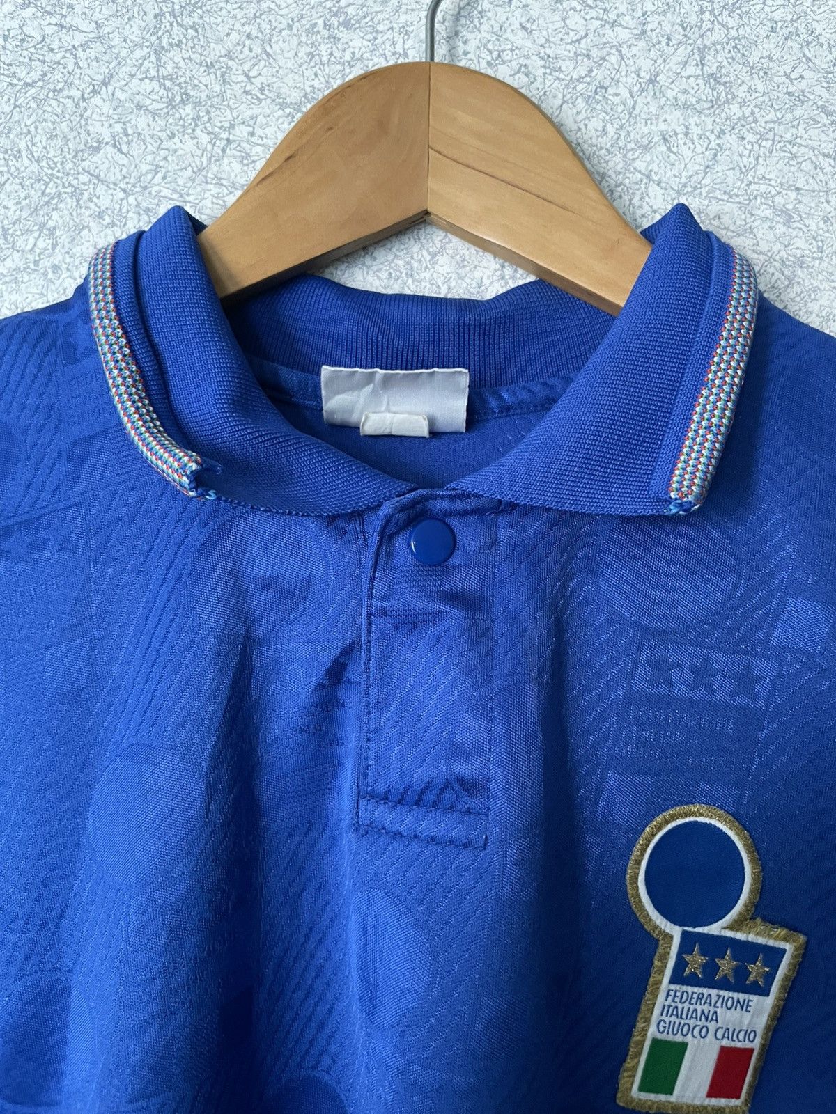 Diadora × Vintage Italy 1993 - 1994 Home football Diadora Match Worn shirt Size US L / EU 52-54 / 3 - 8 Thumbnail
