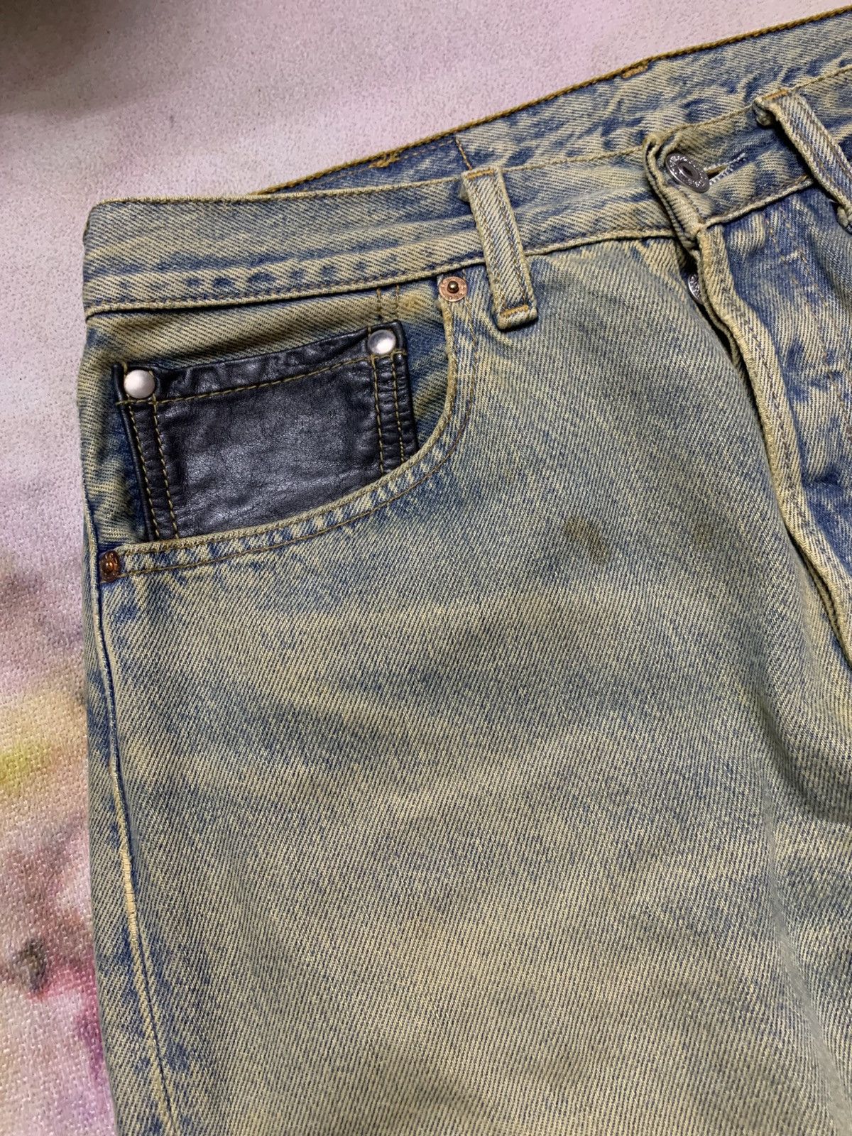 Levi's Vintage Clothing Vintage Levi’s 501 XX Mud Washed Distress Denim Grunge Size US 30 / EU 46 - 7 Thumbnail