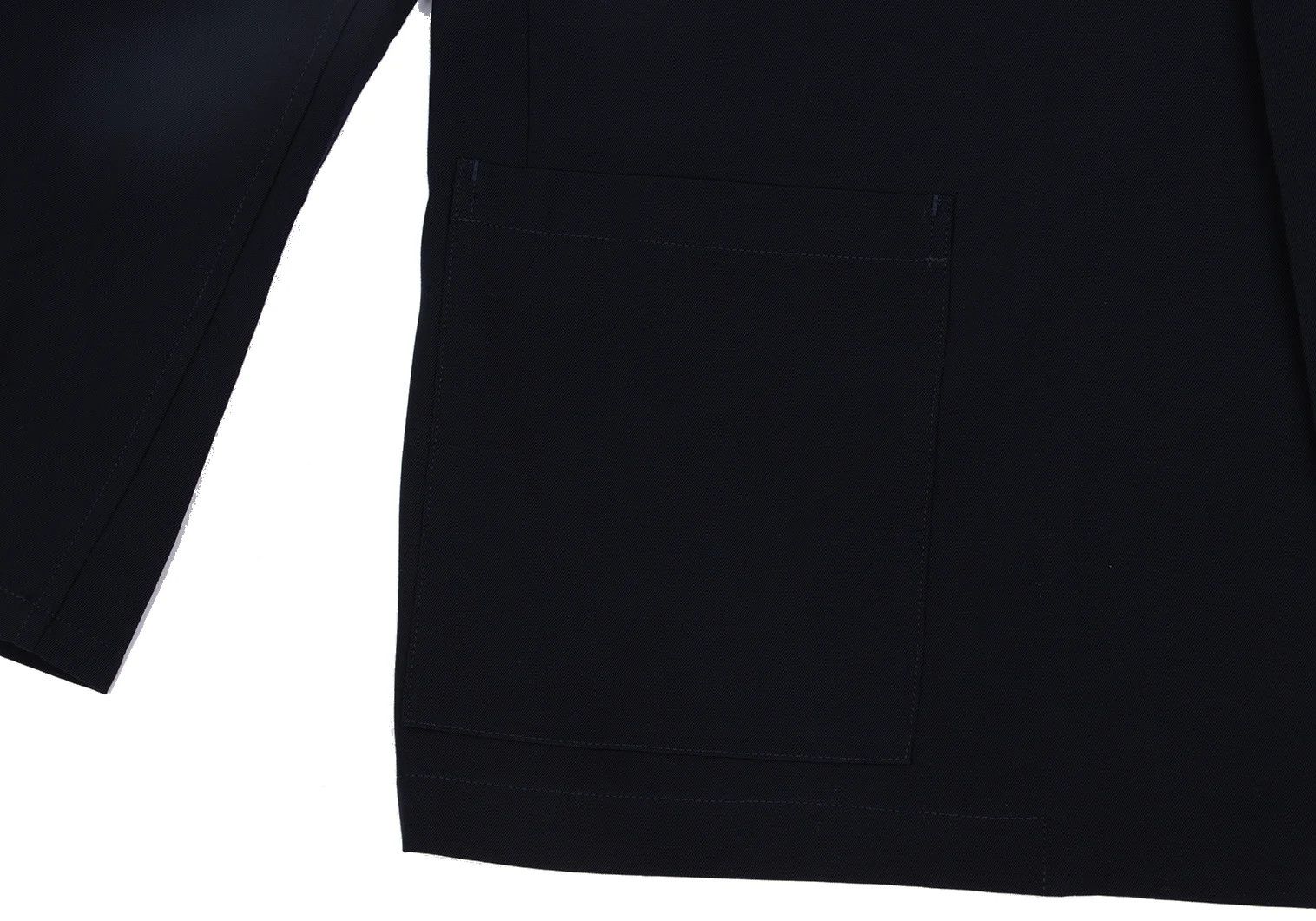Yohji Yamamoto Yohji Yamamoto Lace-Detail Wool Gabardine Jacket Size US M / EU 48-50 / 2 - 9 Thumbnail