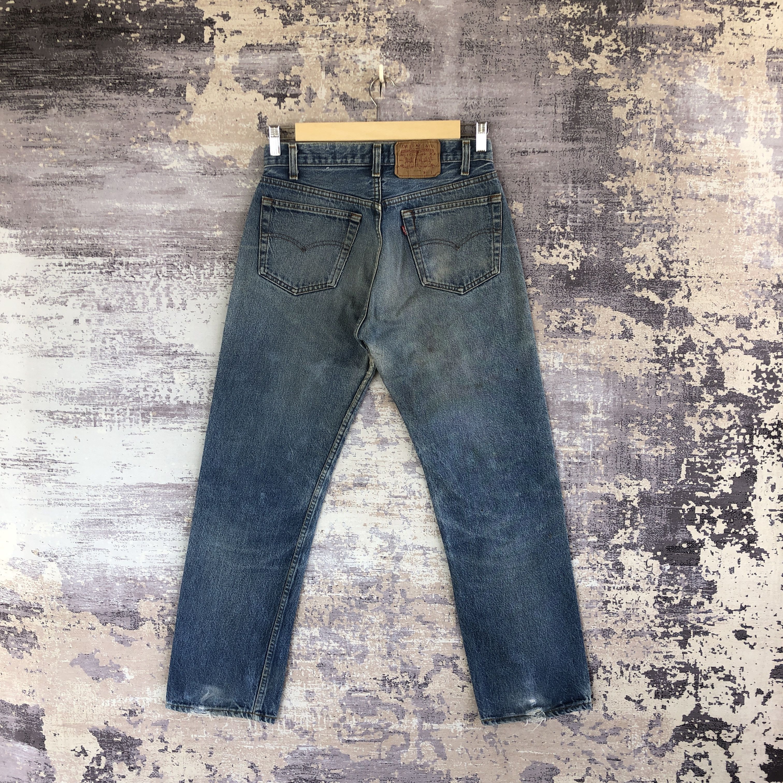 Levi's Vintage 70s Levis 501 Distressed Jeans Levis Denim Pants Size 28" / US 6 / IT 42 - 2 Thumbnail