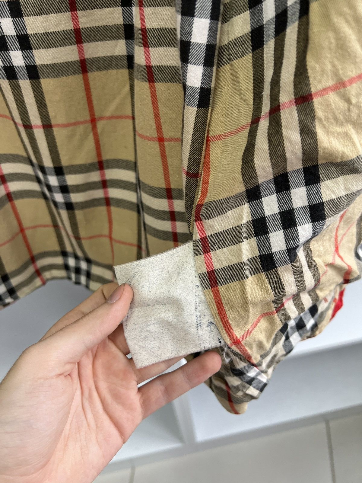 Burberry × Vintage Vintage 90's Burberry Check Bomber Ted Jacket Size US M / EU 48-50 / 2 - 9 Thumbnail