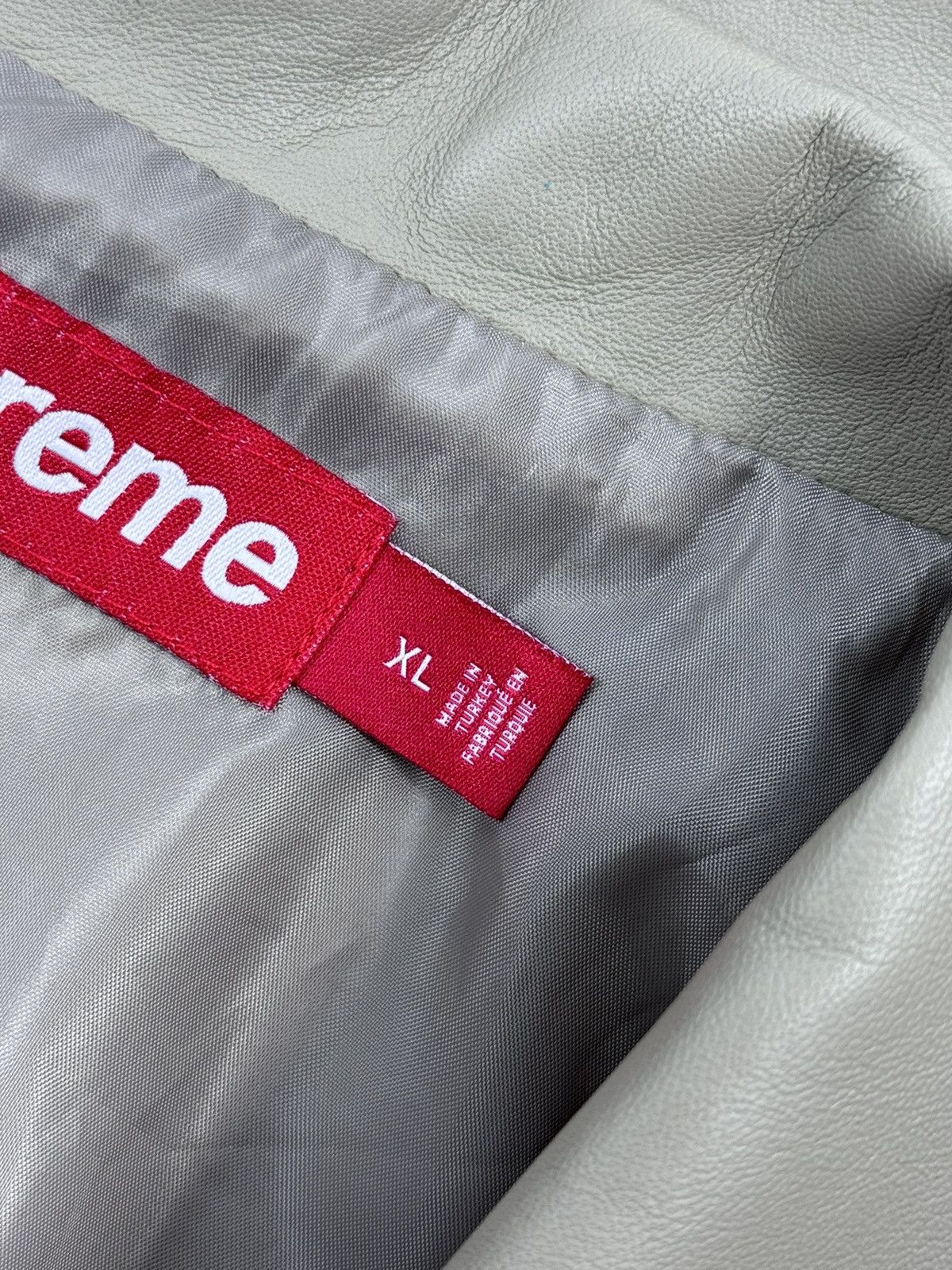 Supreme SOFT LEATHER SHIRT Size US XL / EU 56 / 4 - 4 Thumbnail