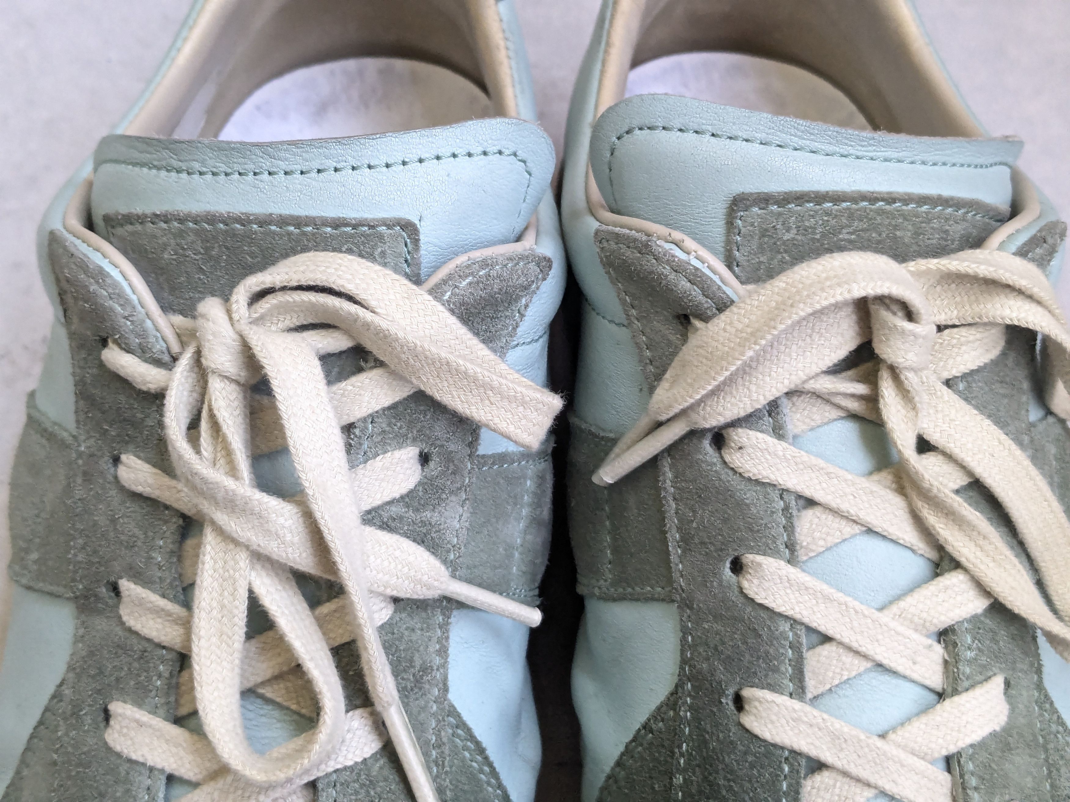 Maison Margiela Maison Margiela Green Replica Sneakers 12 45 Low Tops Size US 12 / EU 45 - 2 Thumbnail