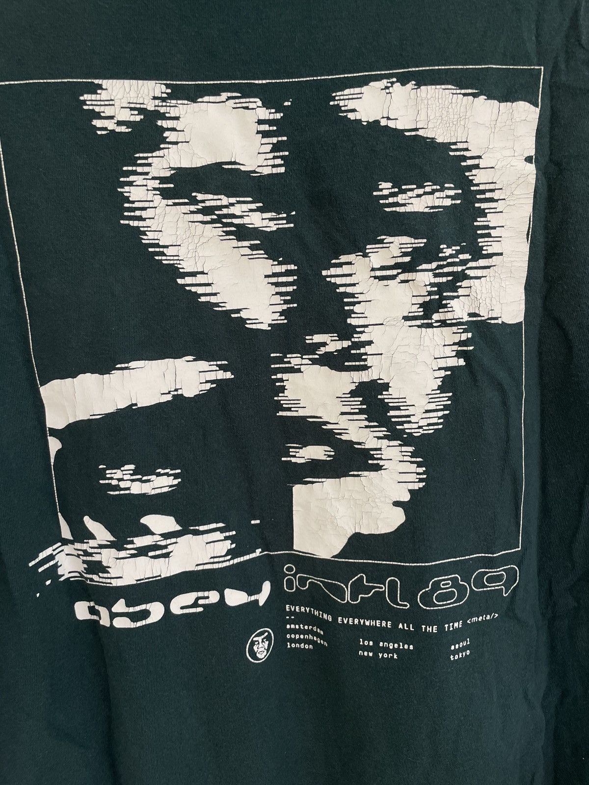 Obey Obey Aphex Twin design long sleeve t shirt Size US L / EU 52-54 / 3 - 4 Thumbnail