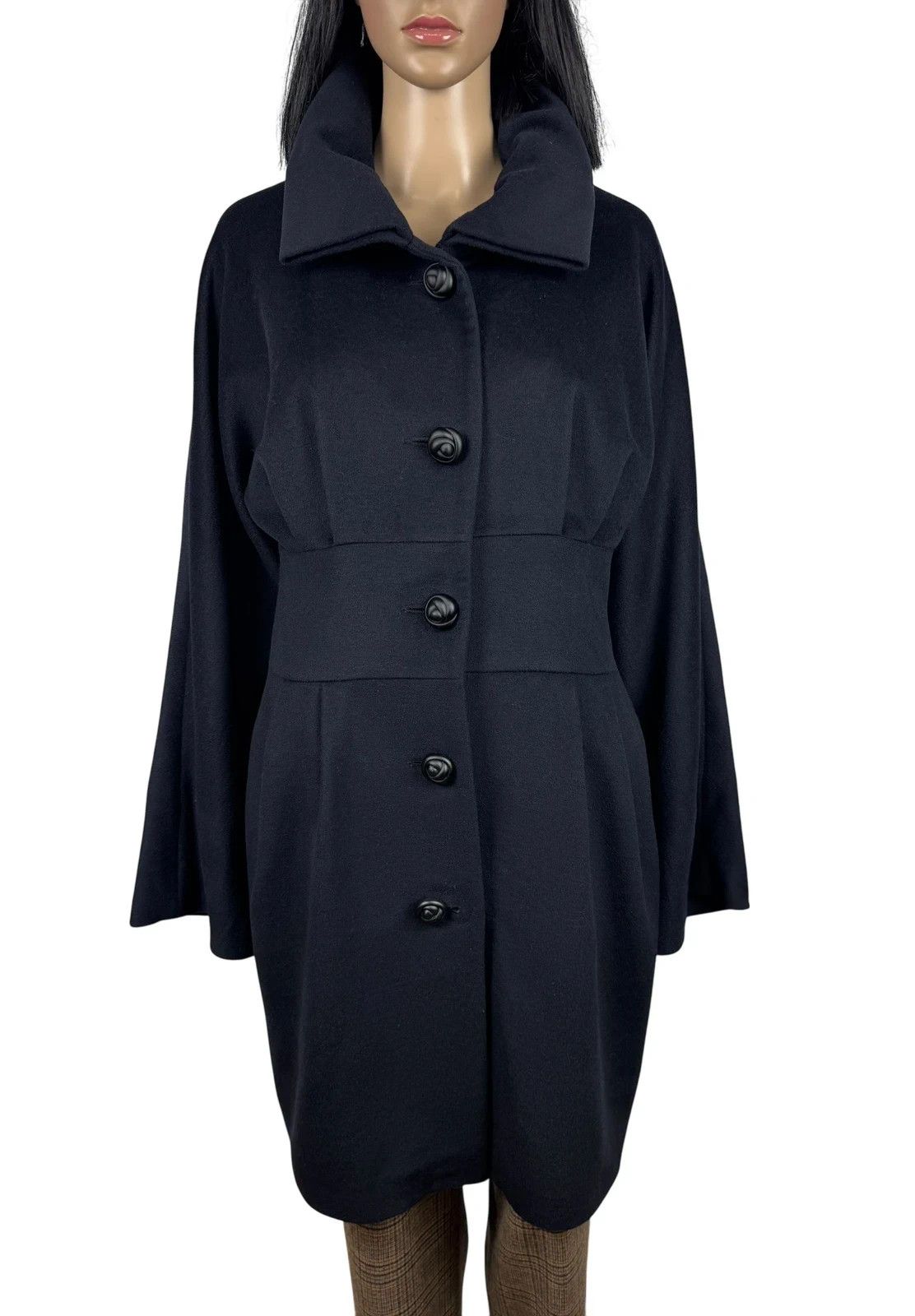 Other Delcorso Luxury Coat Wool Cashmere Mock Neck size 46 Size L / US 10 / IT 46 - 4 Thumbnail