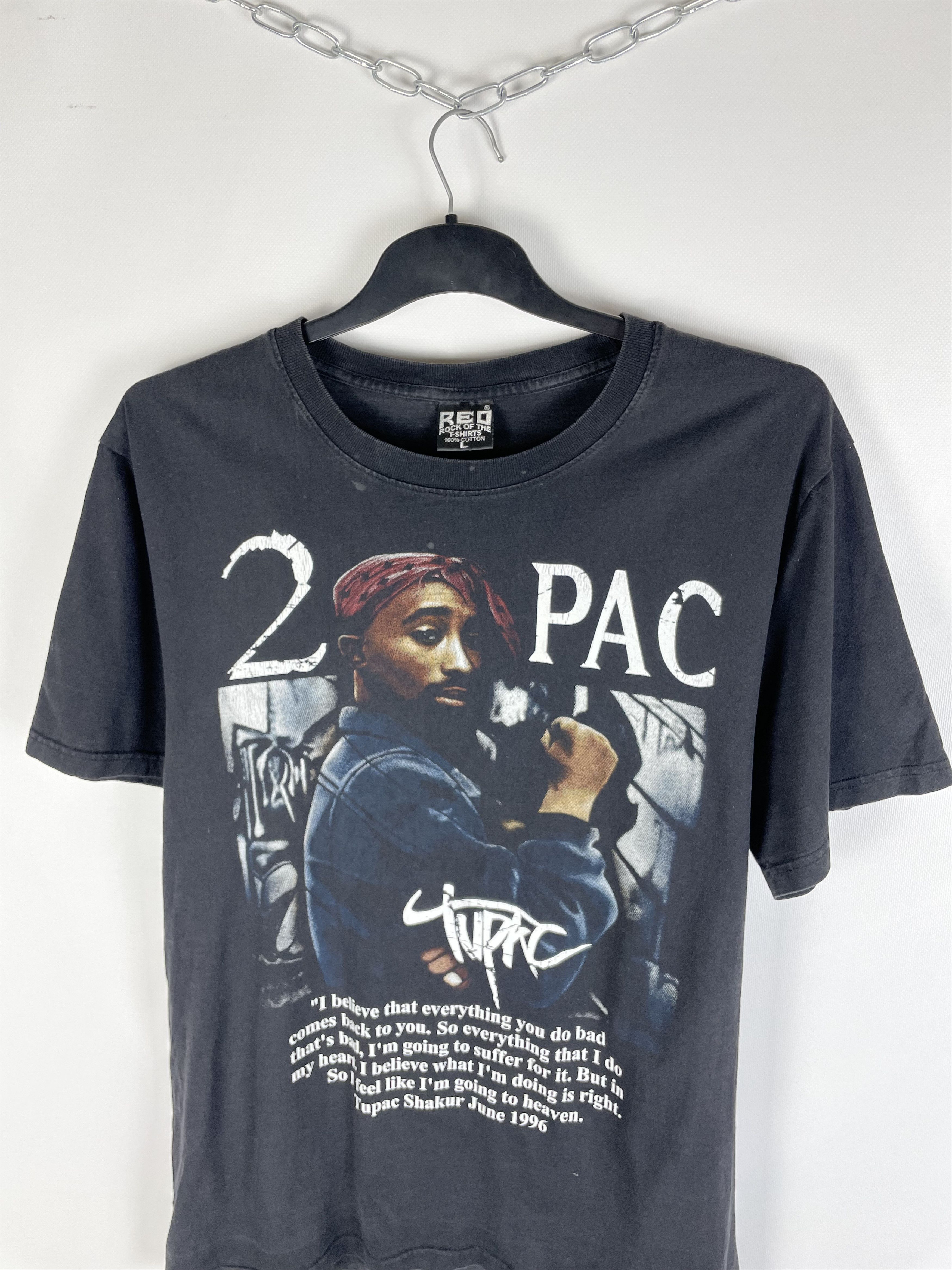 Rap Tees Vintage 2pac tee Size US L / EU 52-54 / 3 - 3 Thumbnail
