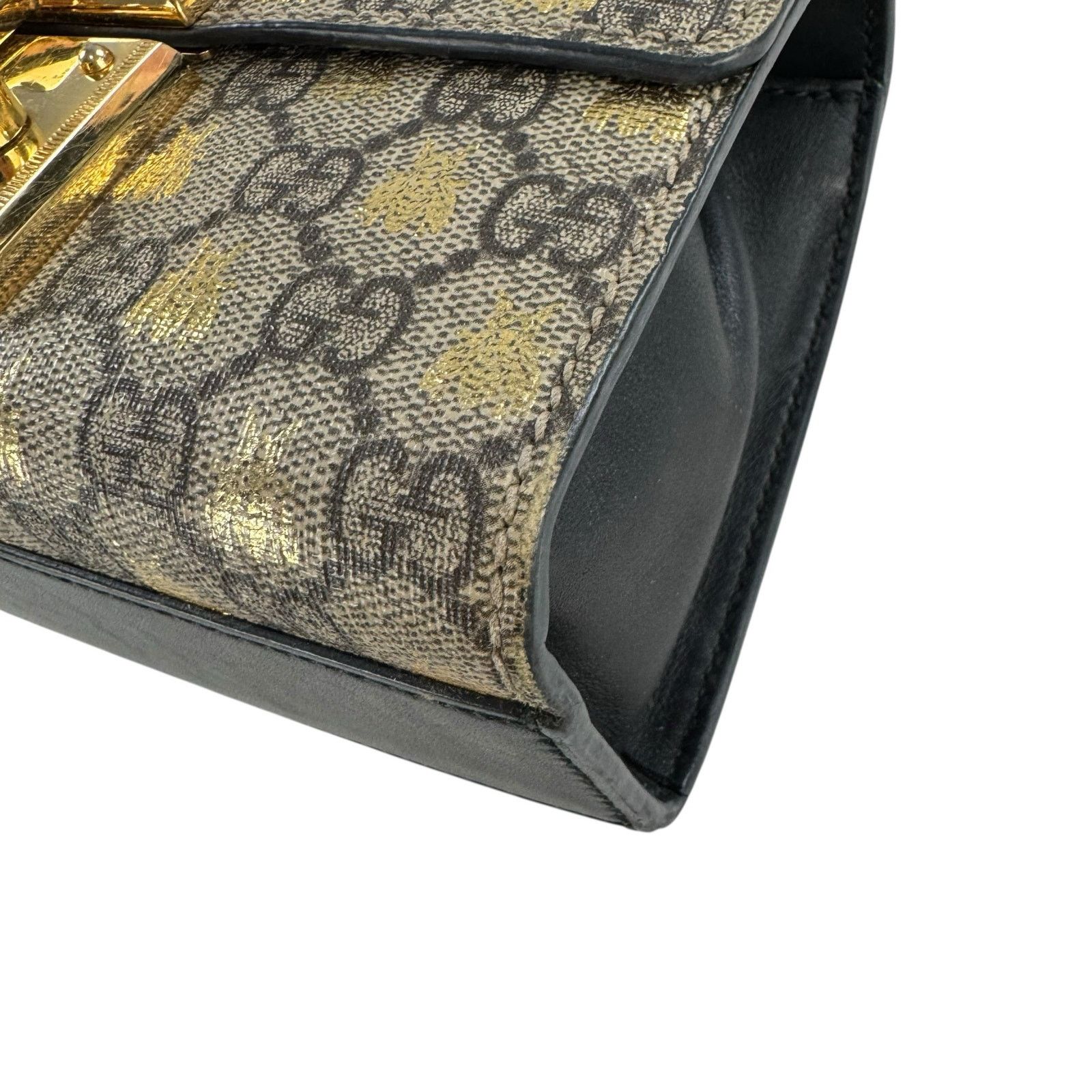 Gucci Gucci Monogram Bee Chain Shoulder Bag Size ONE SIZE - 16 Thumbnail