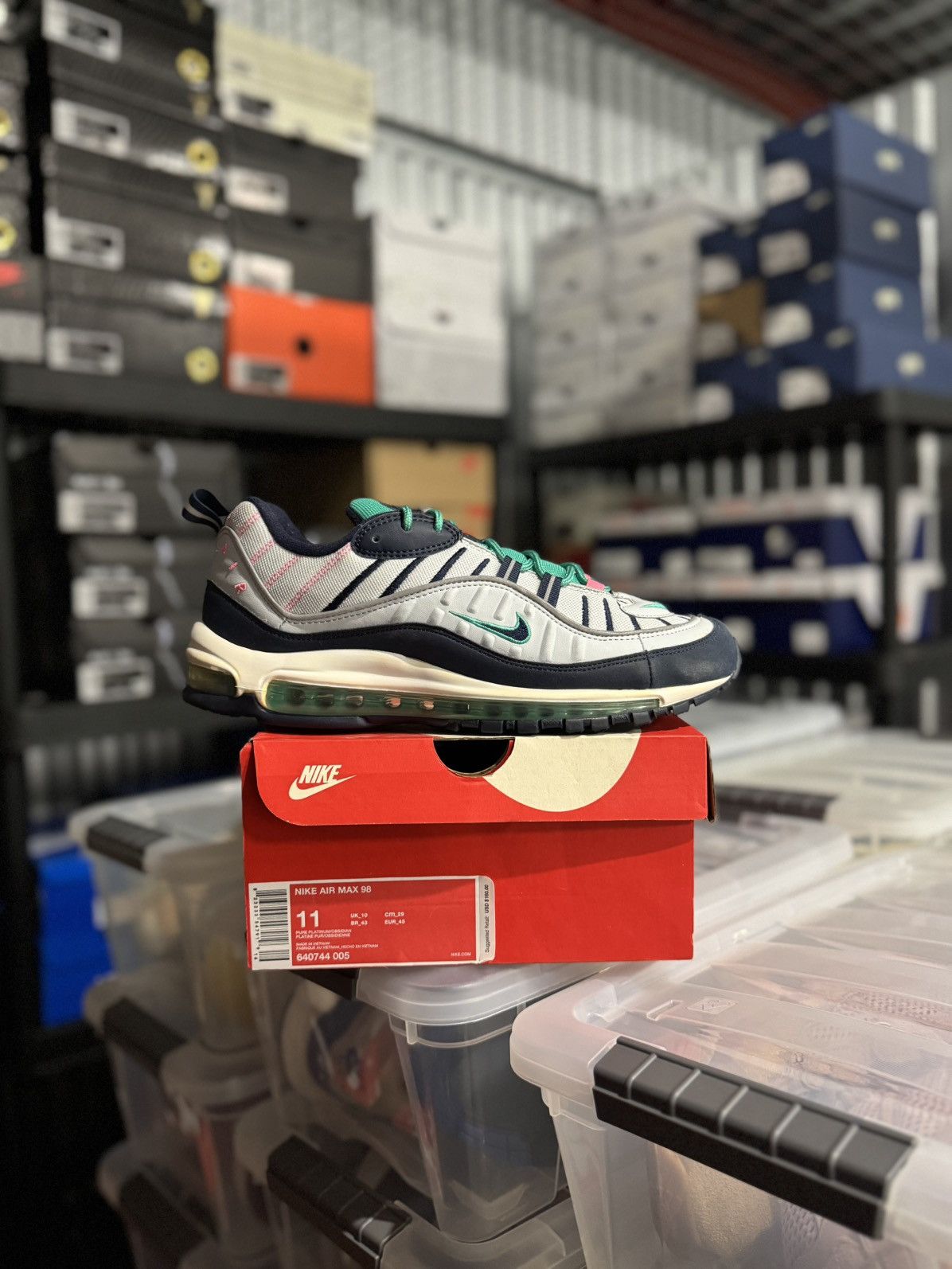 Nike Nike Air Max 98 South Beach Size 11 Size US 11 / EU 44 - 1 Thumbnail