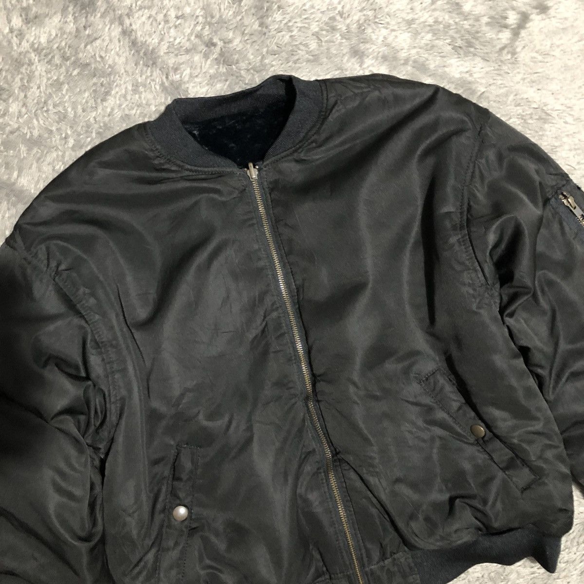 Japanese Brand Niko and bomber riversible fur inner jacket Size US L / EU 52-54 / 3 - 4 Thumbnail
