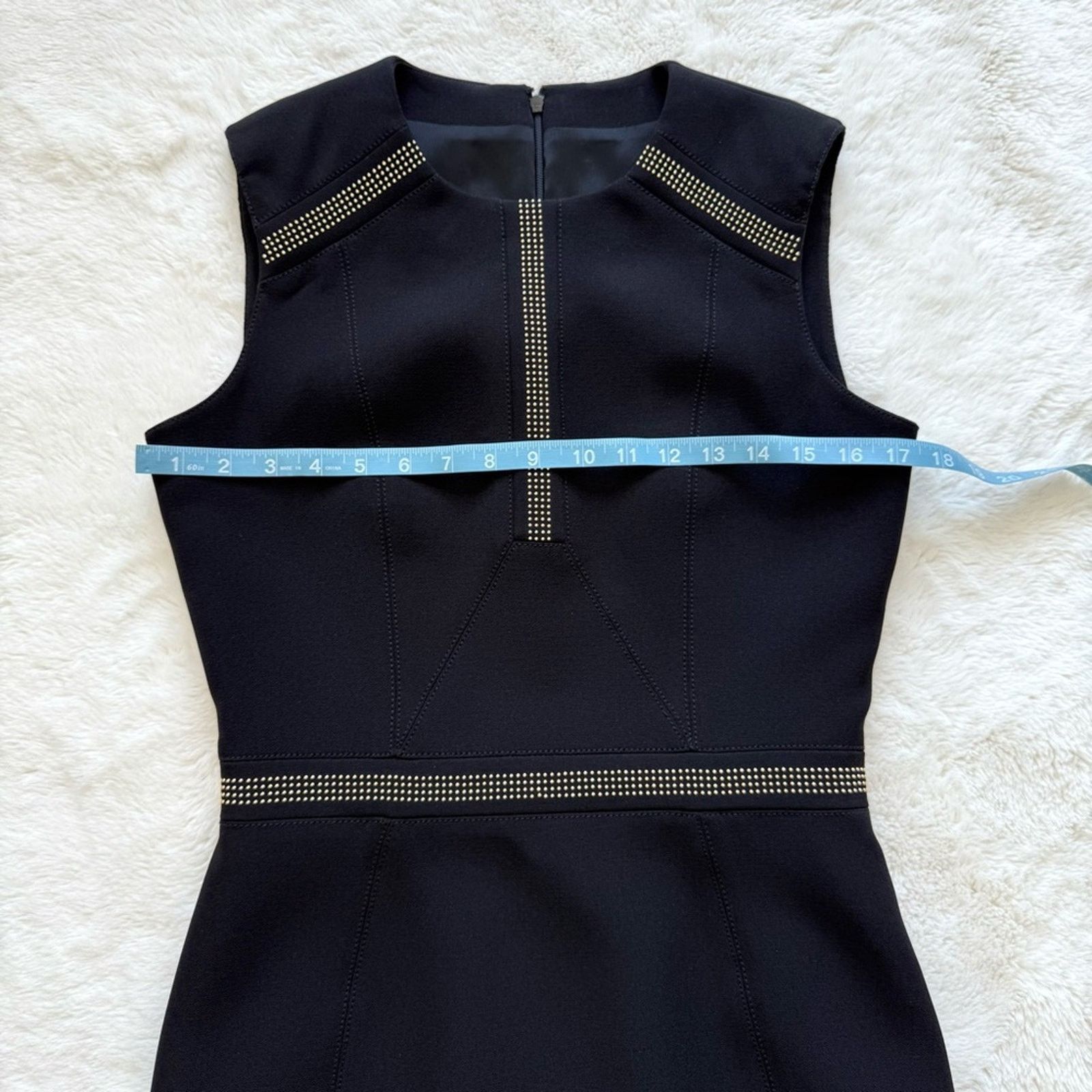 Versace New Versace Collection Black Studded Dress IT 42 US 6 1195$ Size M / US 6-8 / IT 42-44 - 9 Thumbnail
