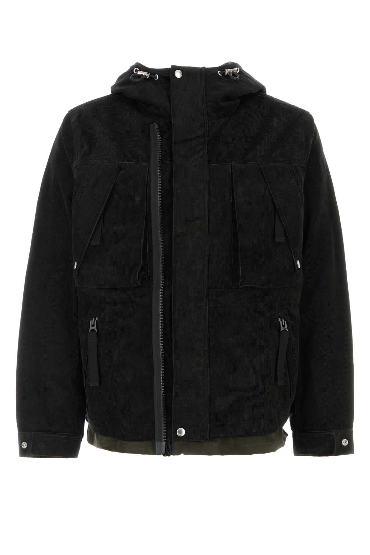 Sacai Black Corduroy Jacket Size US M / EU 48-50 / 2 - 1 Thumbnail