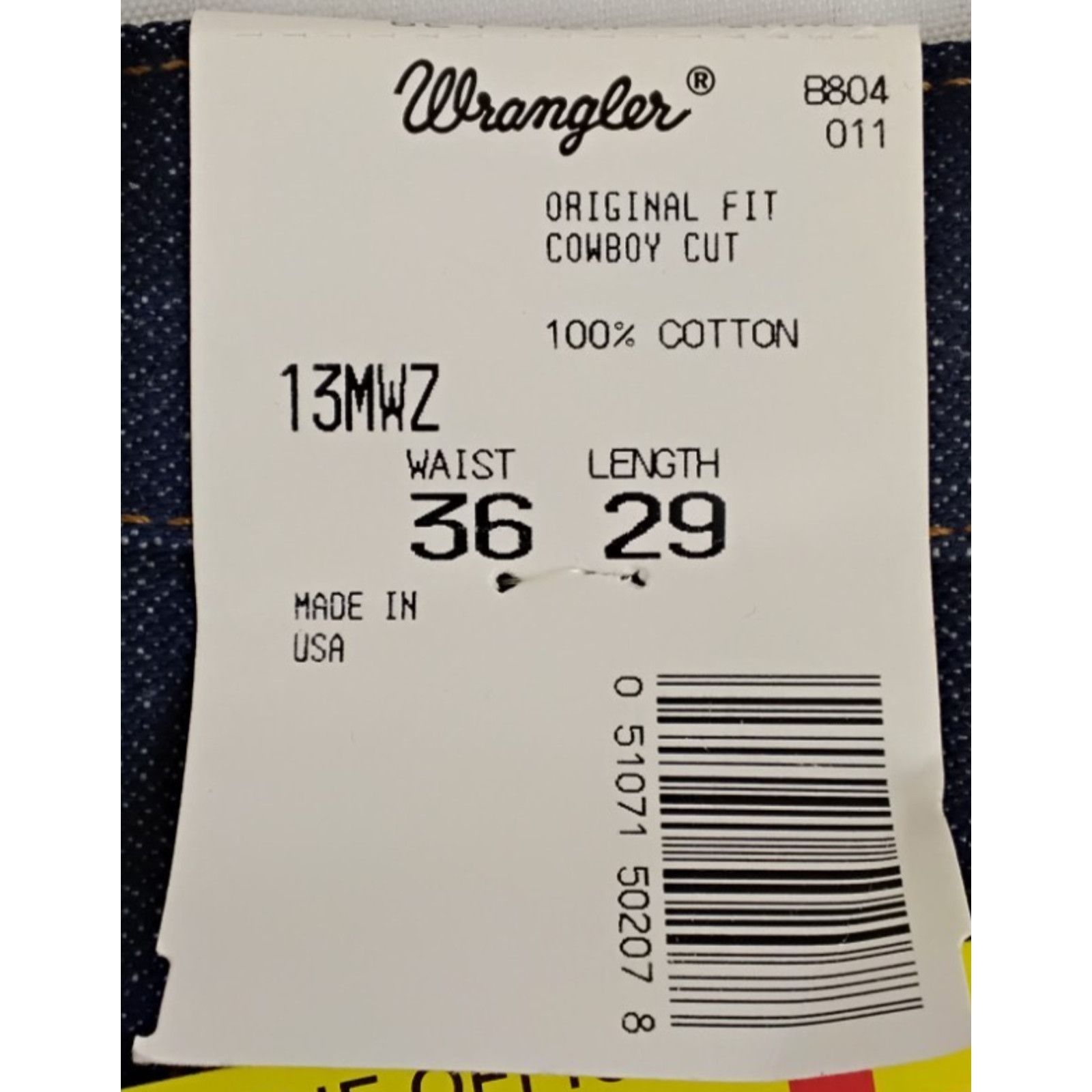 Wrangler Wrangler Pro Rodeo Cowboy Cut Jean Men's 36x29 Deadstock USA Size US 36 / EU 52 - 9 Thumbnail