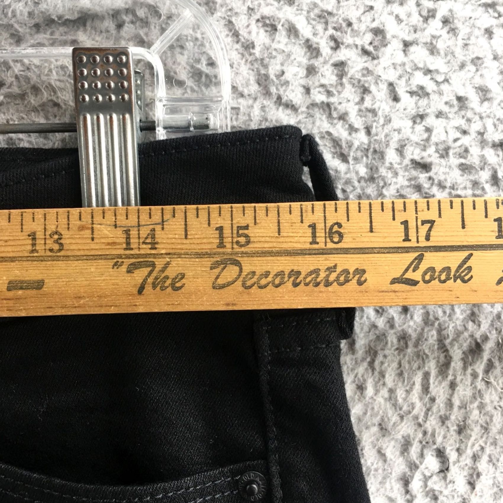 Old Navy Old Navy Jeans Womens 6 Petite Slim Straight Black Mid Rise Zip Fly Casual Denim Pants Size 24" / US 00 / IT 34 - 6 Thumbnail