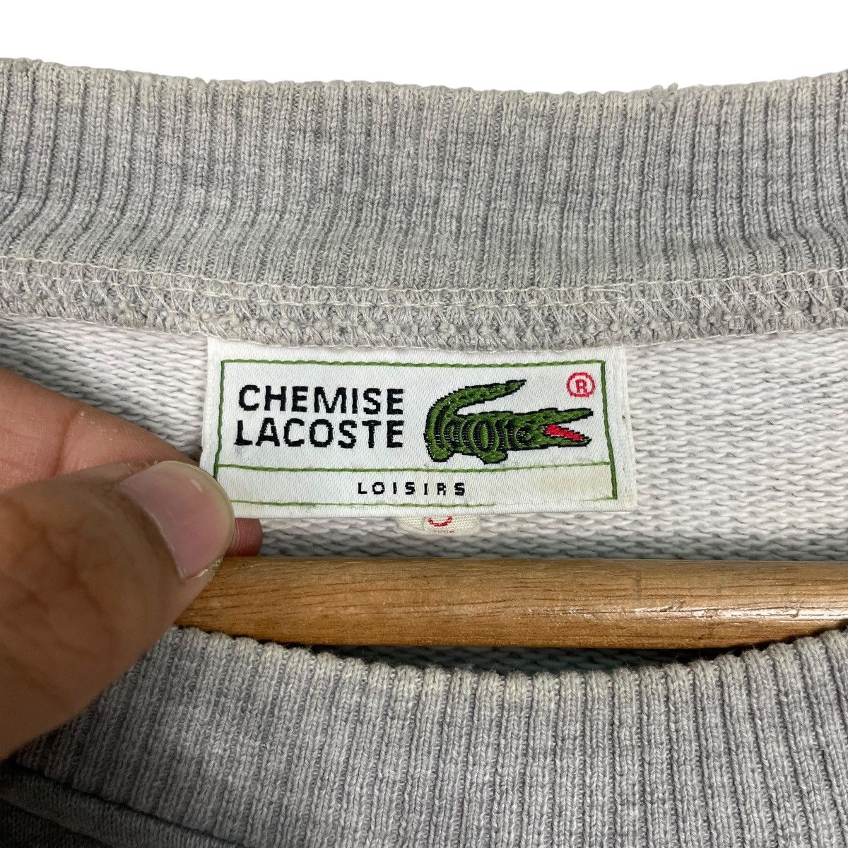 Lacoste La Chemise Lacoste Big Logo Crewneck Sweatshirt Size US S / EU 44-46 / 1 - 11 Thumbnail