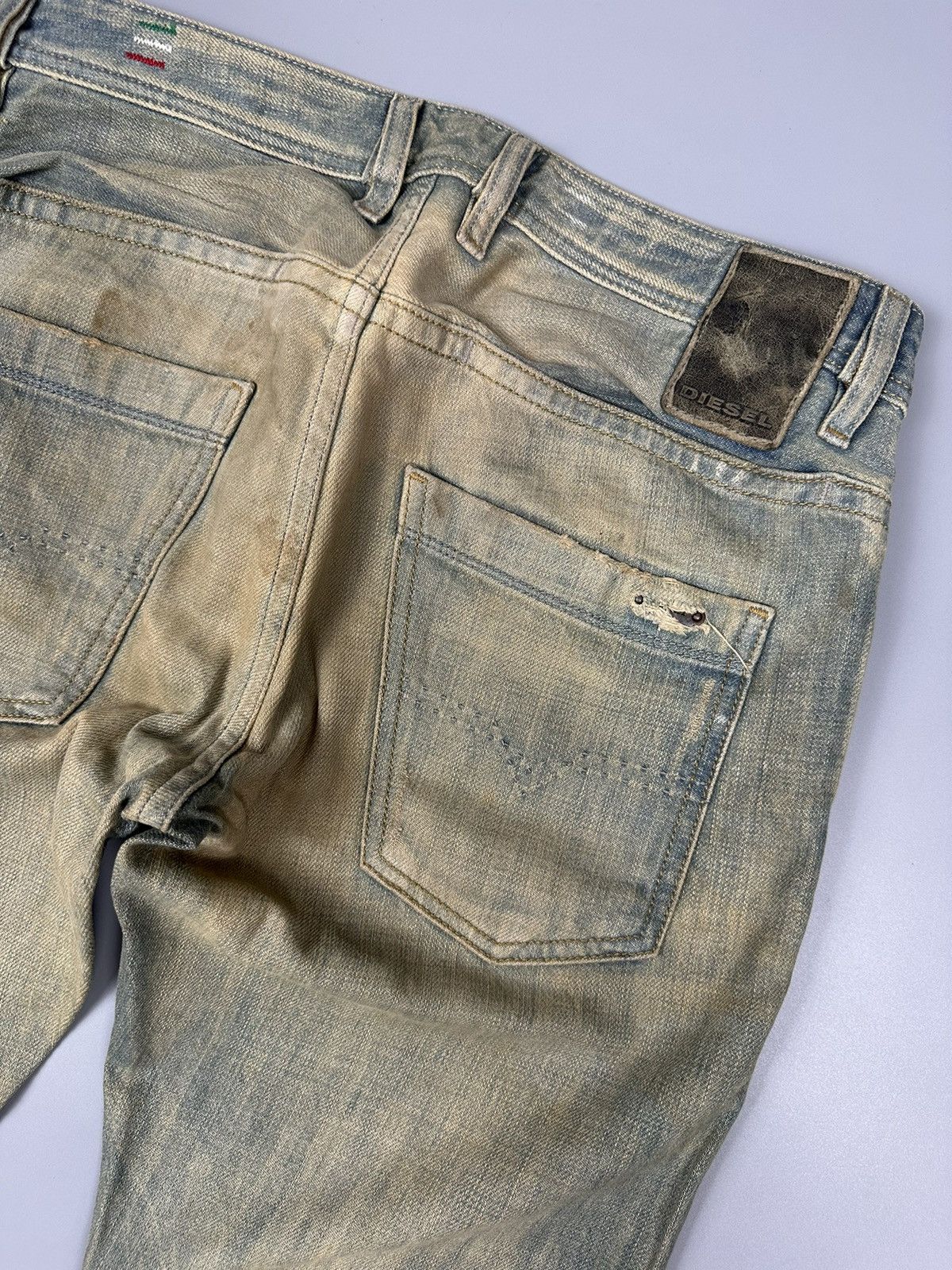 Diesel Distressed Diesel Rust Look Denim Size US 32 / EU 48 - 11 Thumbnail