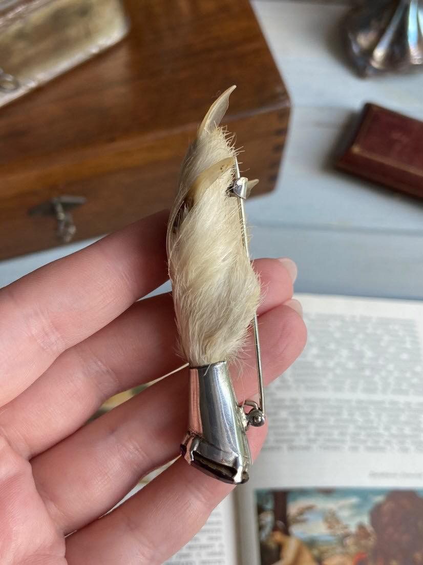 Ward Brothers Brooch Scottish Grouse Foot Sterling Silver