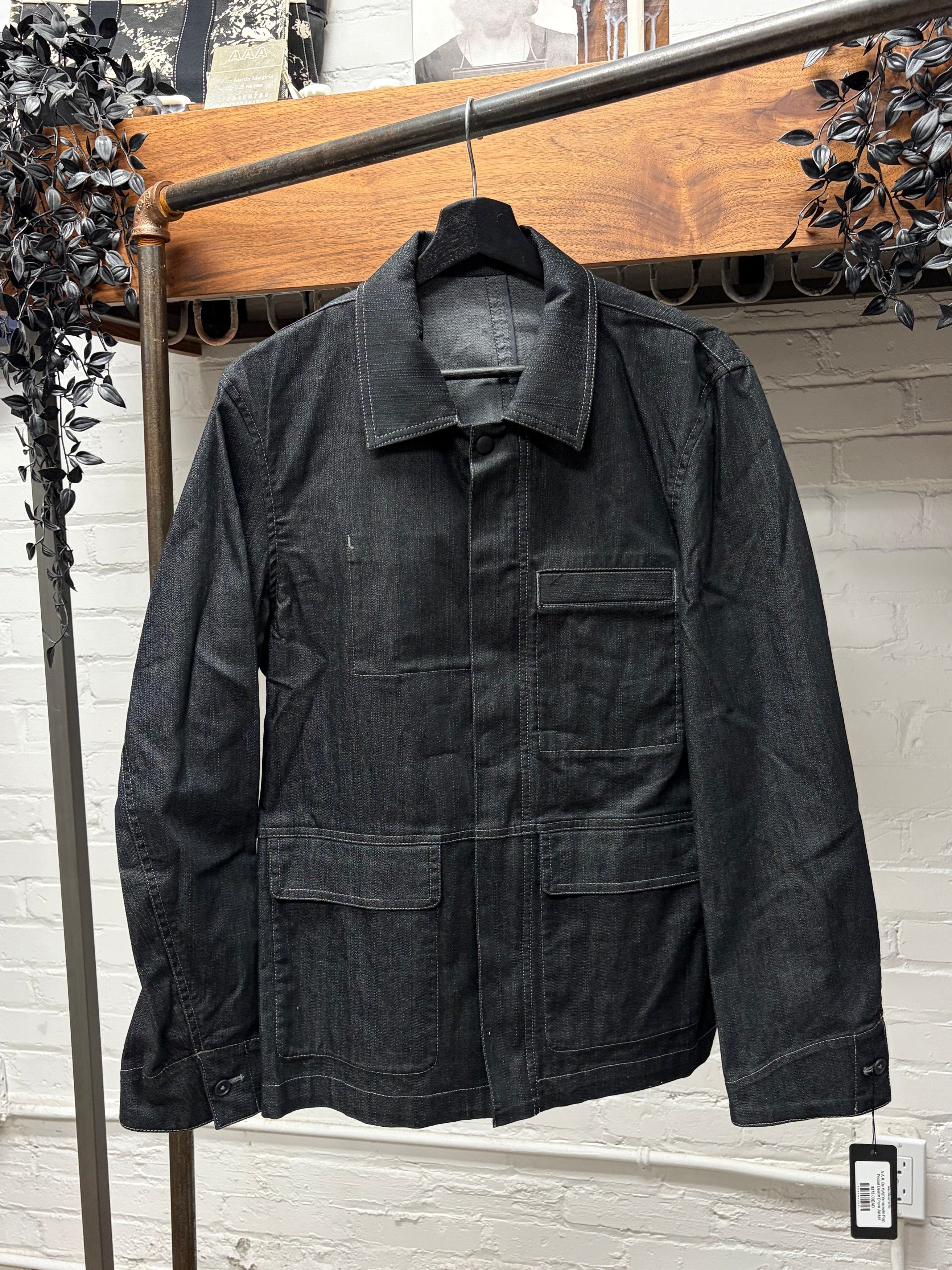 Yohji Yamamoto A.A.R. By Yohji Yamamoto Flap. Pocket Denim Chore Jacket Size US L / EU 52-54 / 3 - 1 Thumbnail