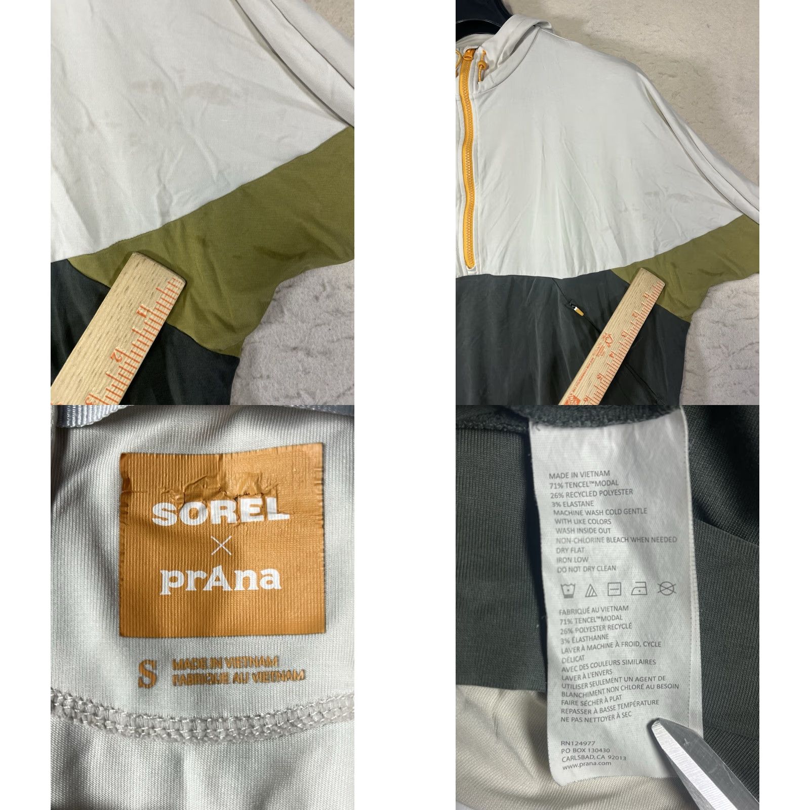 SOREL Sorel x PrAna Women's Hoodie Pullover Regular Size S Multicolor Activewear Long Sleeve Zip Size S / US 4 / IT 40 - 8 Thumbnail