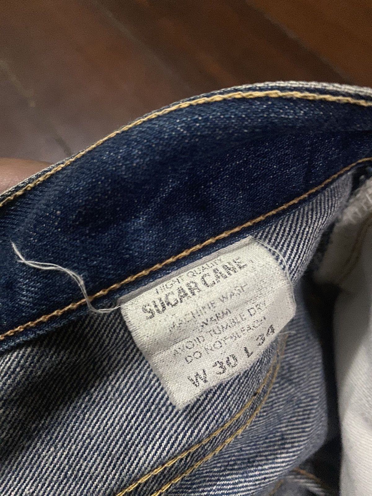 Sugar Cane AMAZING FIRE 🔥🔥 SUGAR CANE FLARE JEANS BOOT CUT Size US 32 / EU 48 - 19 Thumbnail