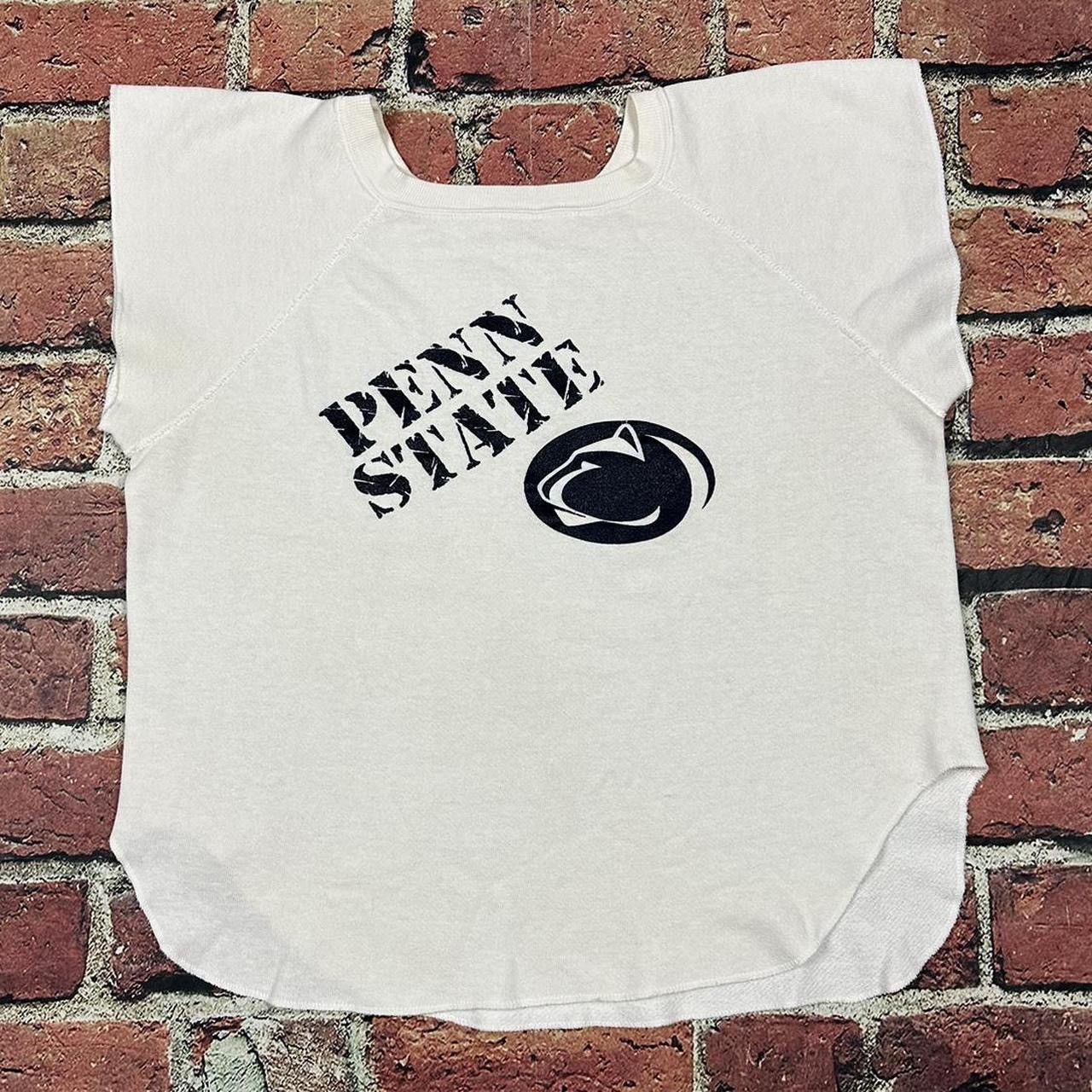 NCAA Vintage Penn State Short Sleeve Raglan Sweatshirt 70s/80s Size US L / EU 52-54 / 3 - 1 Thumbnail