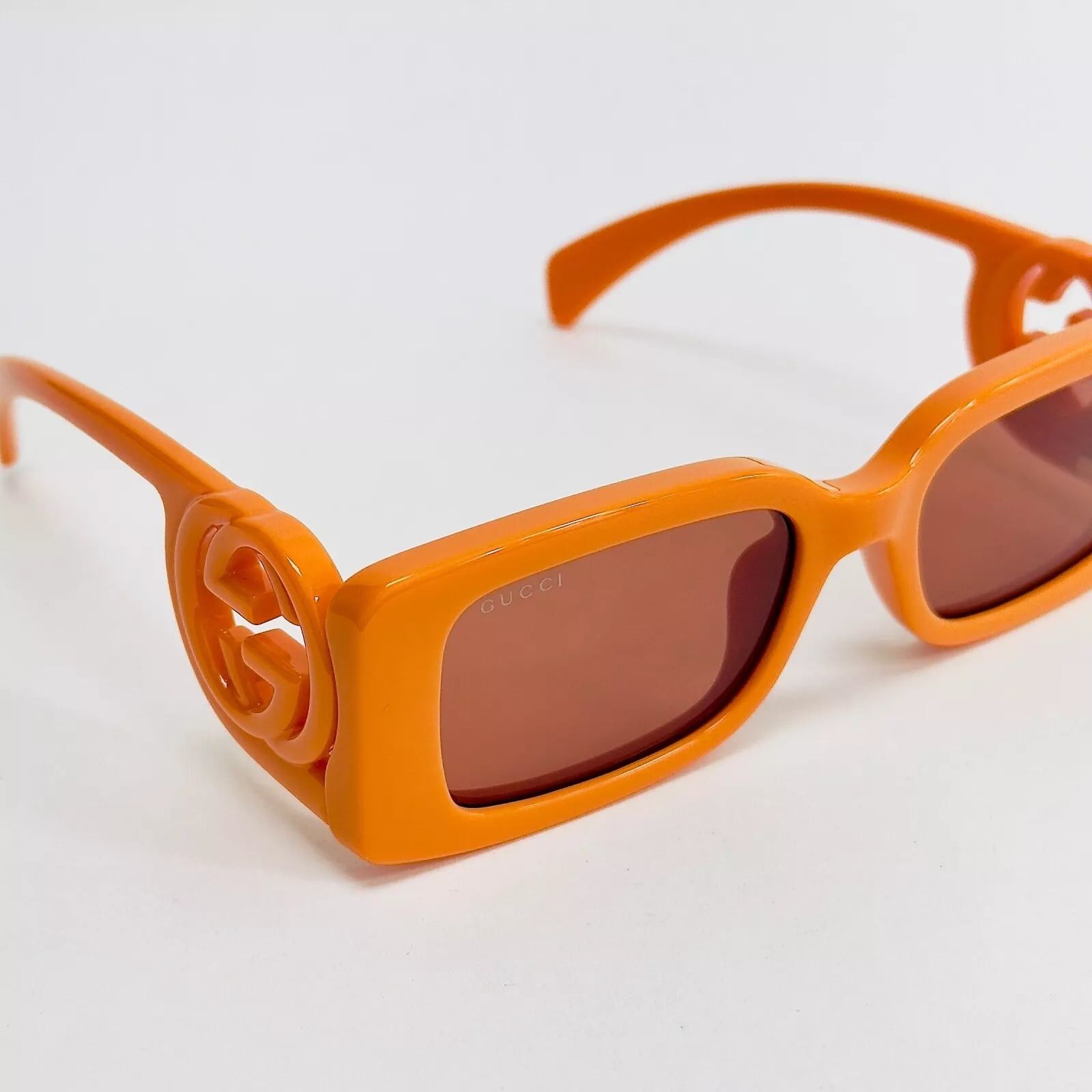 Gucci GUCCI Couture 1325 Orange GG Logo 008 Narrow Fashion GG1325S Size ONE SIZE - 6 Thumbnail