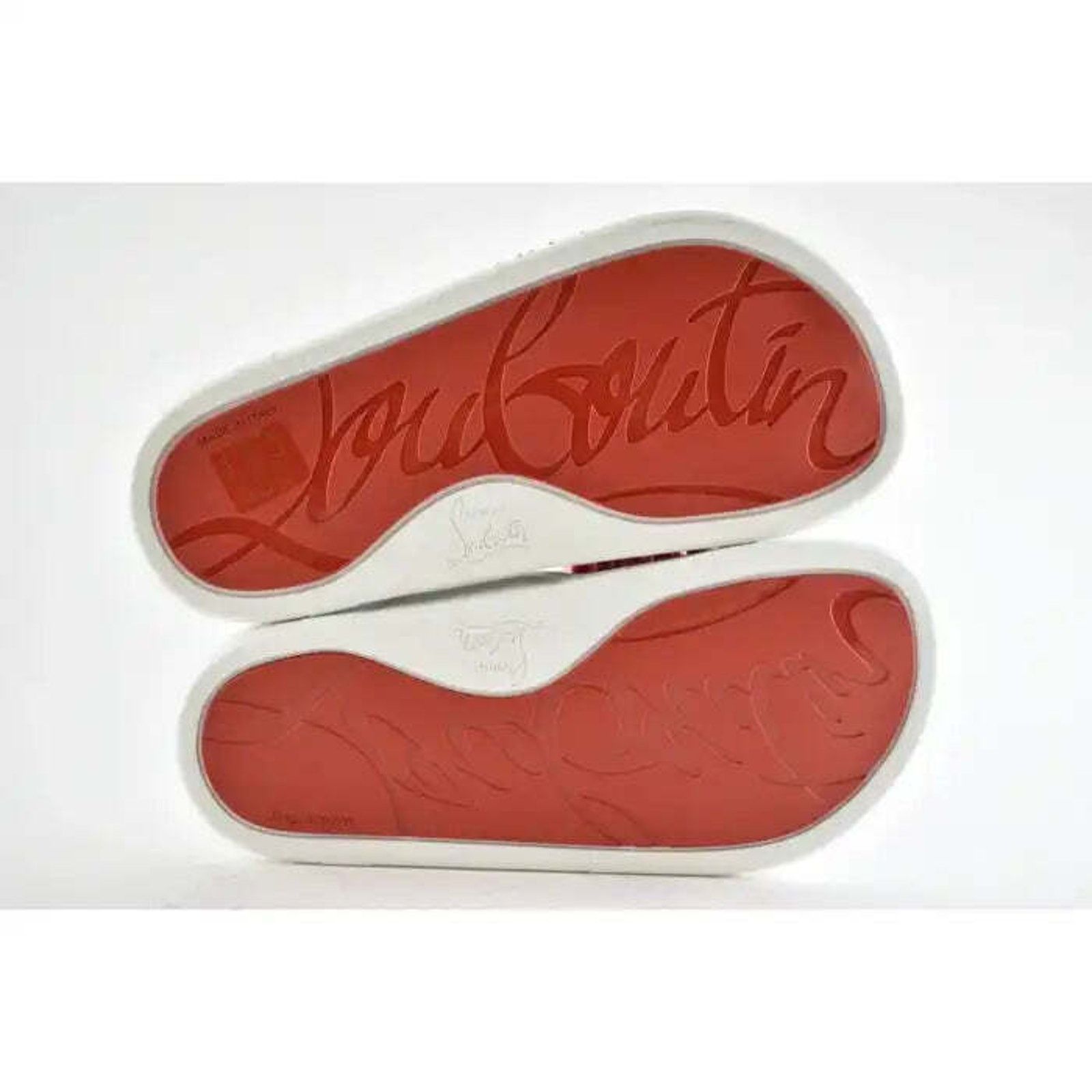 Christian Louboutin Christian Louboutin Pool Fun Donna Flat Pink White Platform Size US 9.5 / IT 39.5 - 12 Thumbnail
