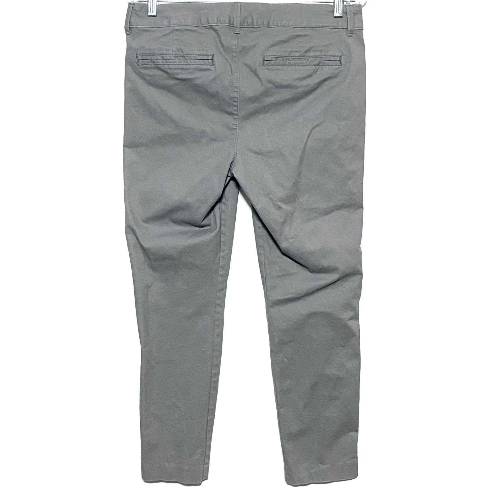 Old Navy Old Navy Chino Pants Womens 8 Regular Gray Stretch Office Preppy Classic Khakis Chinos Pants Mens? Womens Size 30" / US 8 / IT 44 - 2 Thumbnail