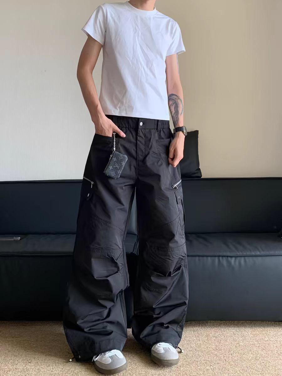 Japanese Brand × Vintage Paratrooper workwear multi-pocket baggy casual pants Size US 34 / EU 50 - 3 Thumbnail