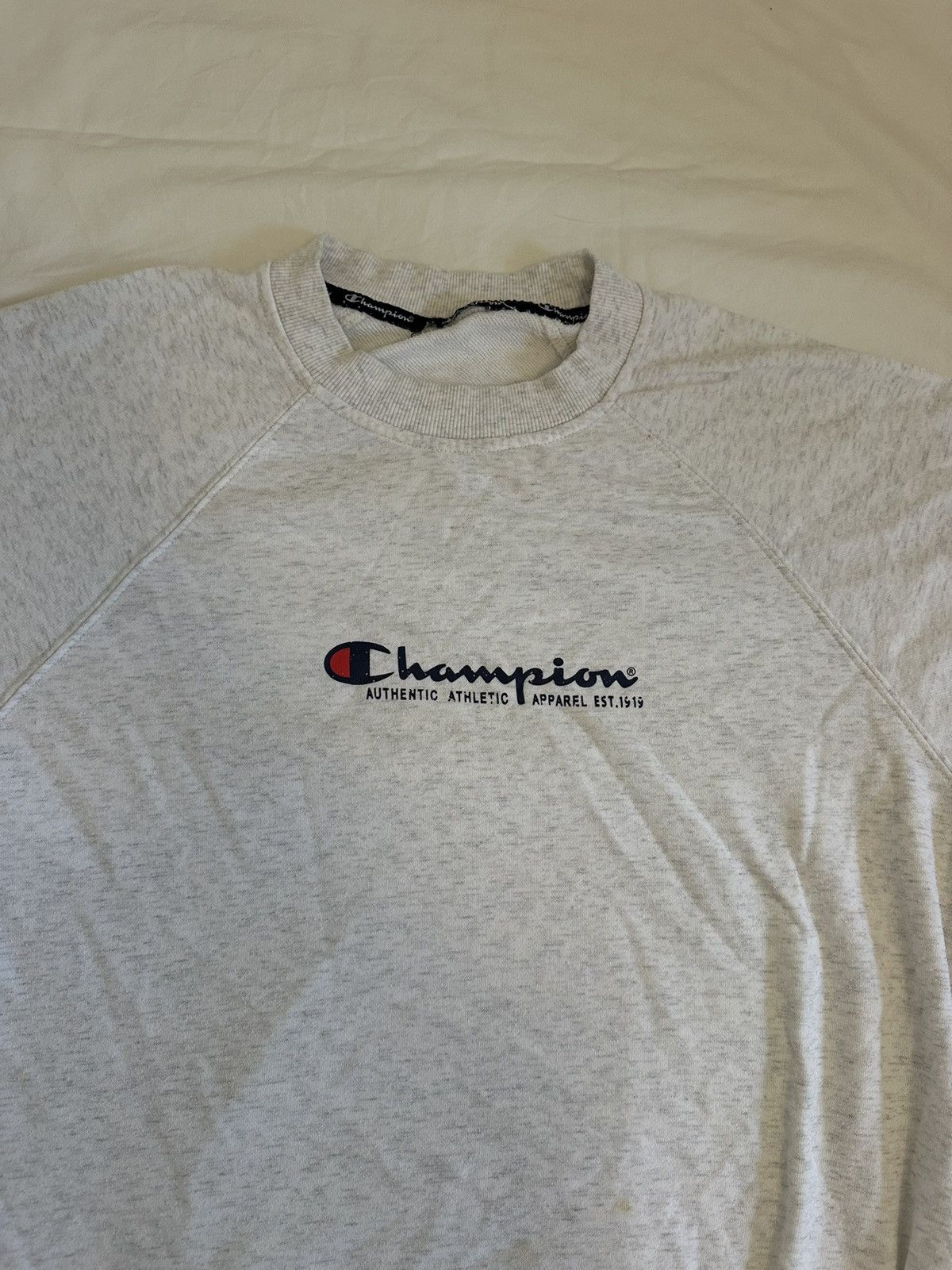 Champion Light grey Champion crewneck Size US M / EU 48-50 / 2 - 3 Thumbnail