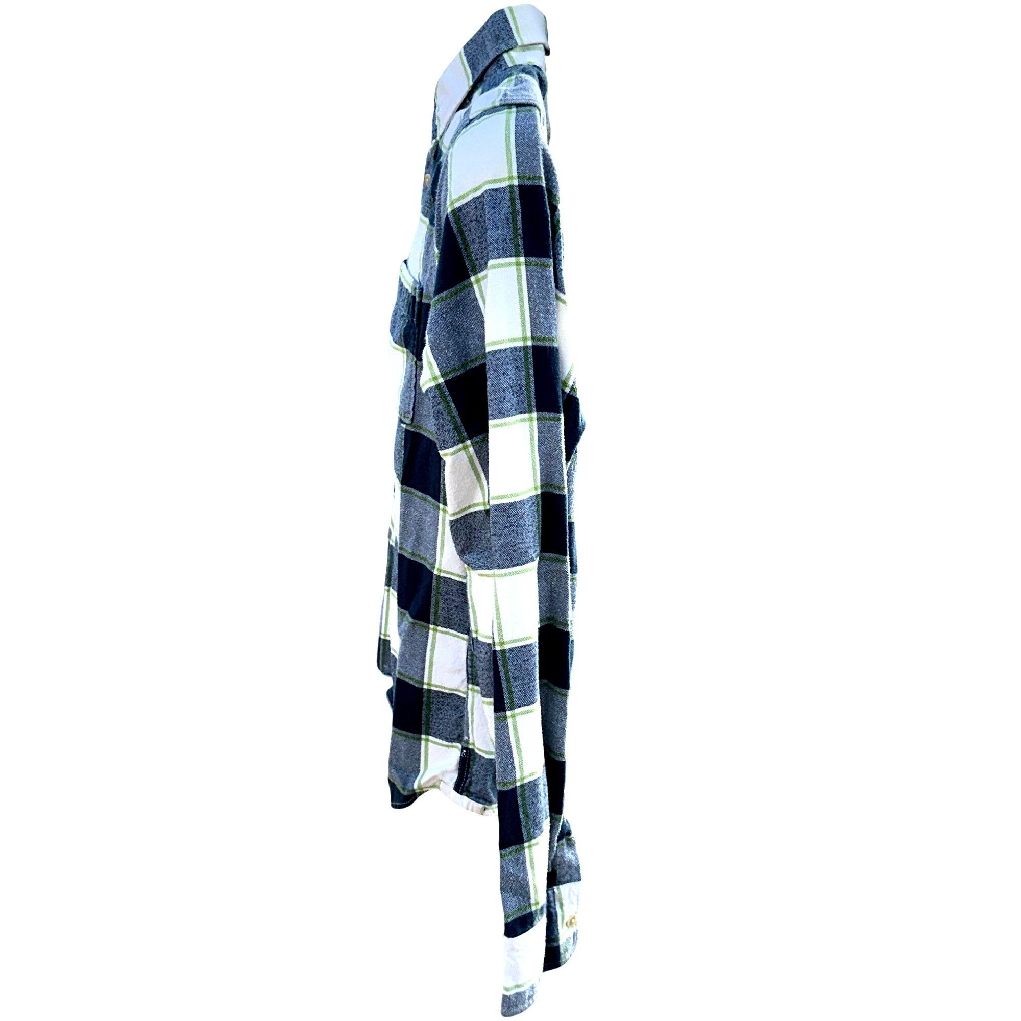 Abercrombie & Fitch Abercrombie Fitch Large Muscle Button Up Plaid Shirt Green N Size US L / EU 52-54 / 3 - 6 Thumbnail