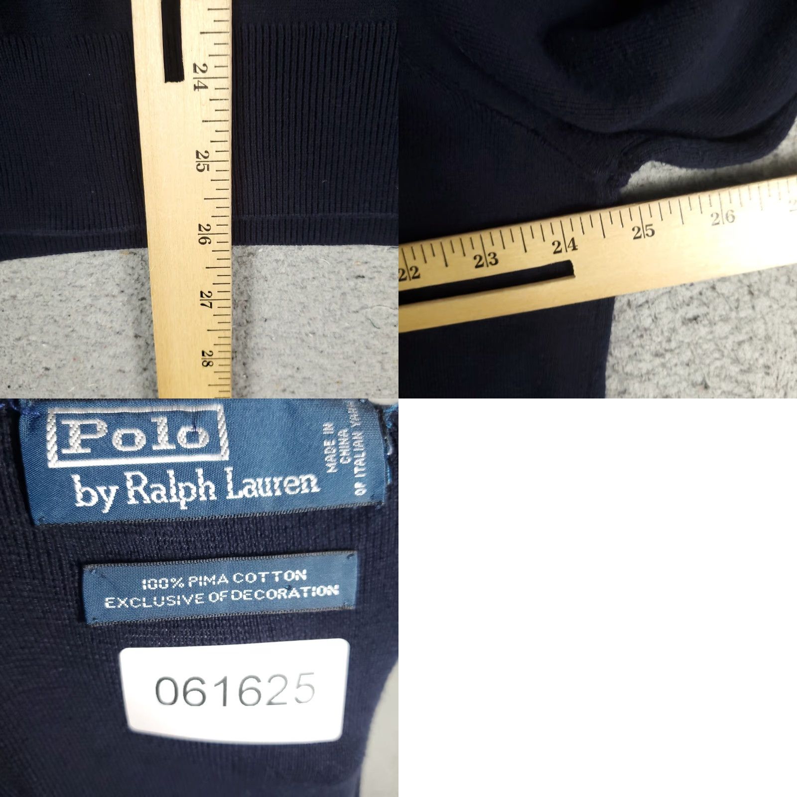 Ralph Lauren VINTAGE Ralph Lauren Sweater Men 2XL Blue Cotton Crew Neck Pullover Knit Casual Size US XXL / EU 58 / 5 - 8 Thumbnail