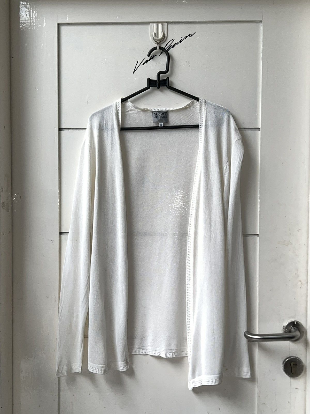 Versace Jeans Couture Versace Jeans Couture White Cardigan Size US S / EU 44-46 / 1 - 8 Thumbnail