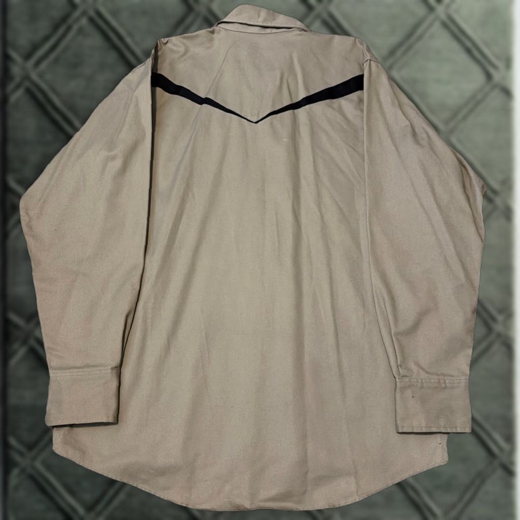 VINTAGE Spindle River Classics Western Button-Down Shirt USA XL Black Men Long Sleeve Shirt