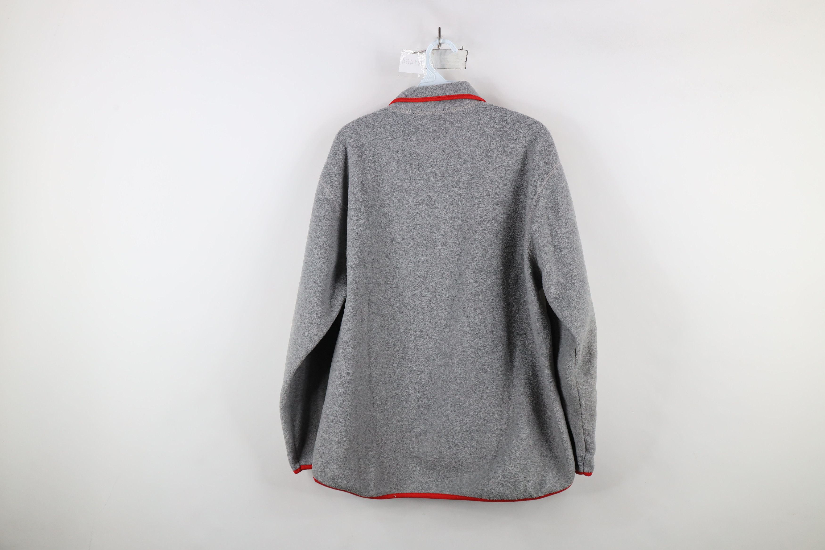 Vintage Vintage 90s Spell Out Ohio State University Fleece Sweater Size XL / US 12-14 / IT 48-50 - 13 Thumbnail
