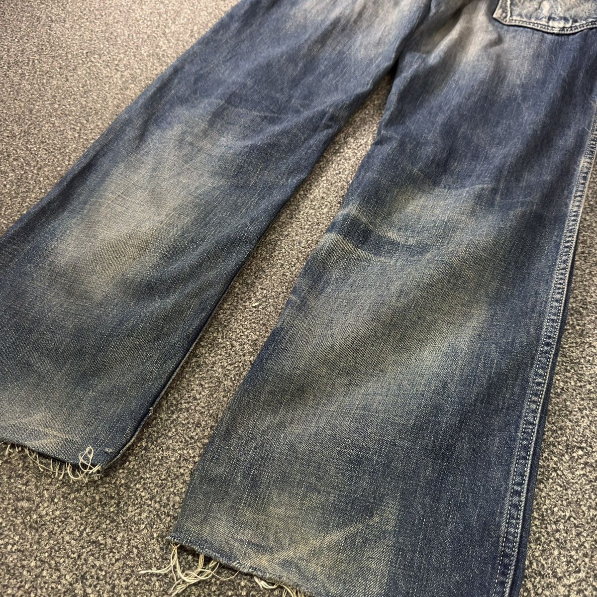 KOJIMA GENES Japanese Heavy Vintage Johnbull Kojima Japan Workwear Denim Size US 31 - 11 Thumbnail