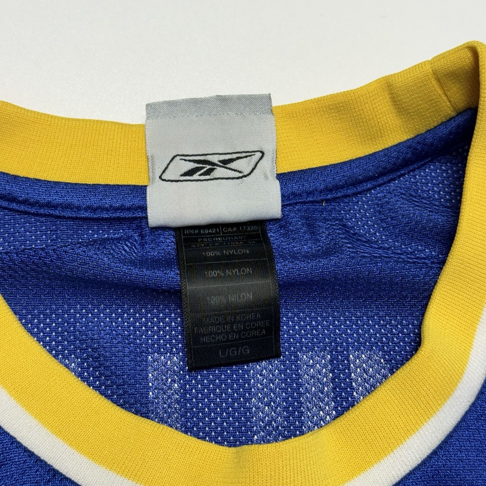 Reebok Vintage Indiana Pacers Reggie Miller NBA Jersey Mens Large Size US L / EU 52-54 / 3 - 8 Thumbnail