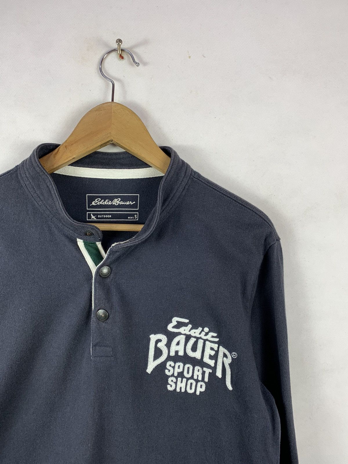 Eddie Bauer Steals! Eddie Bauer Stand Collar Rugby Sweater Tee Size US S / EU 44-46 / 1 - 2 Thumbnail