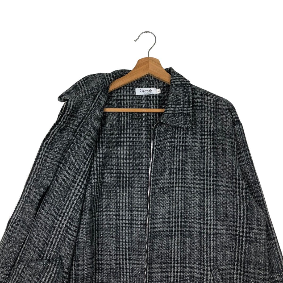 In The Attic 🔥VINTAGE ZIPPER BIKER JACKET IN THE ATTIC TARTAN DESIGN Size US L / EU 52-54 / 3 - 13 Thumbnail