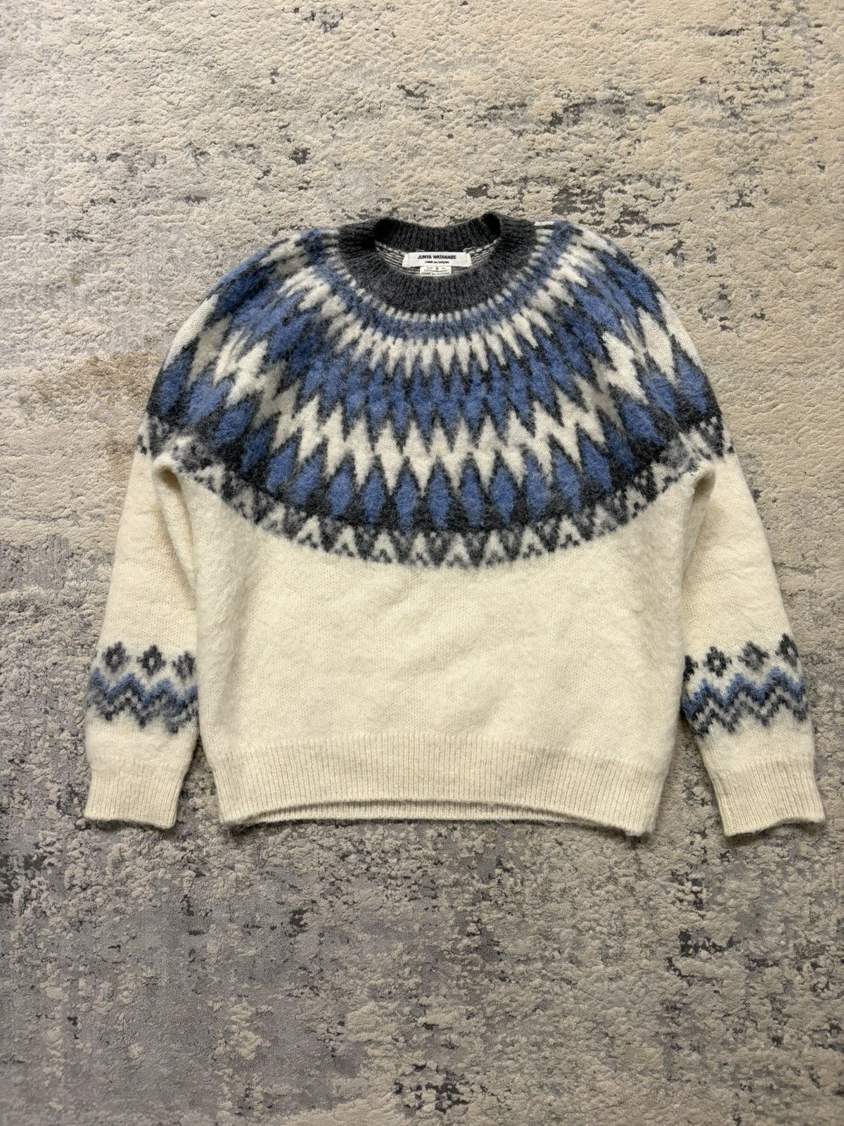Junya Watanabe Junya Watanabe - AW21 Nordic Argyle Knit Wool Sweater Size US M / EU 48-50 / 2 - 1 Thumbnail